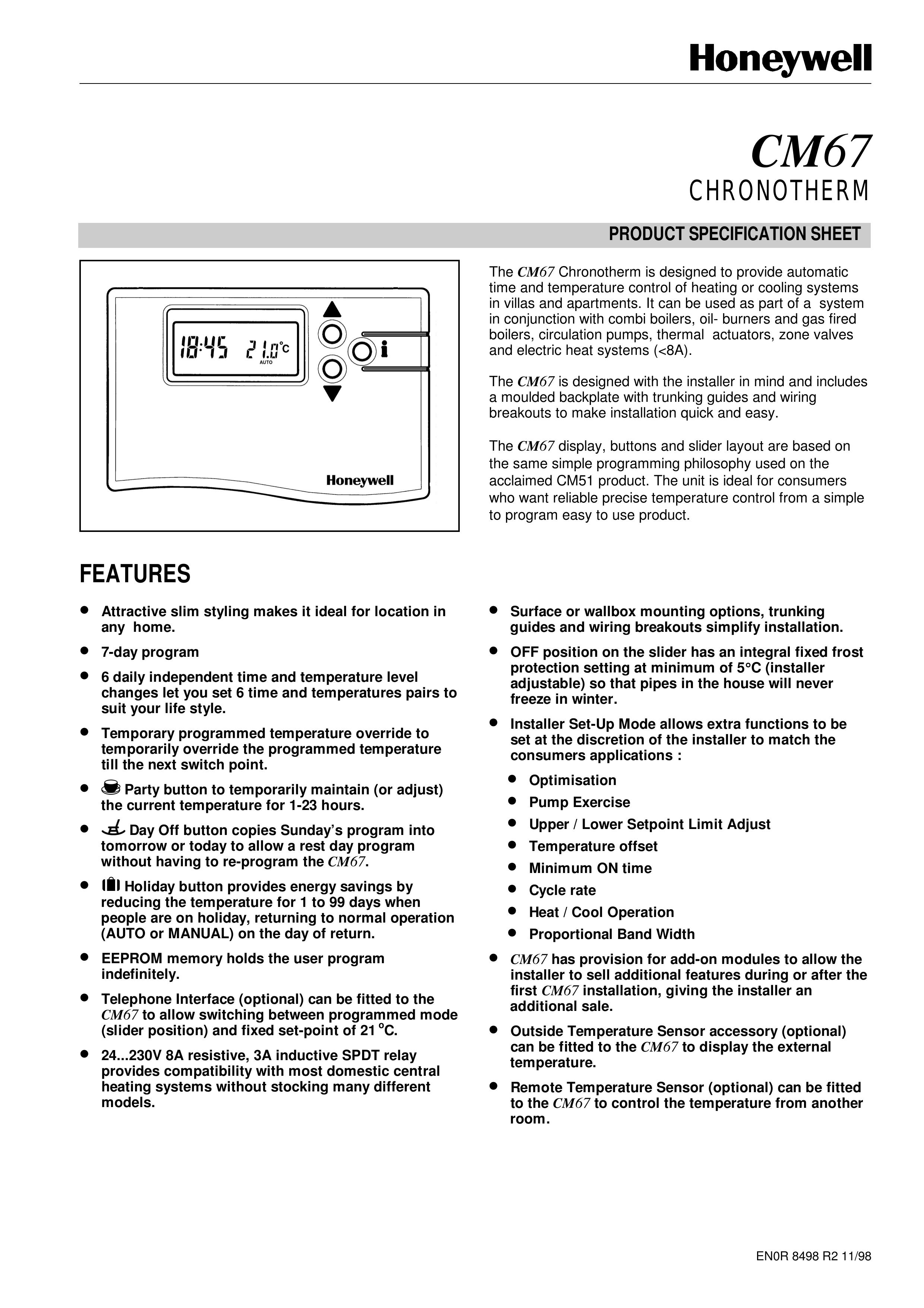 Honeywell CM67 Yard Vacuum User Manual