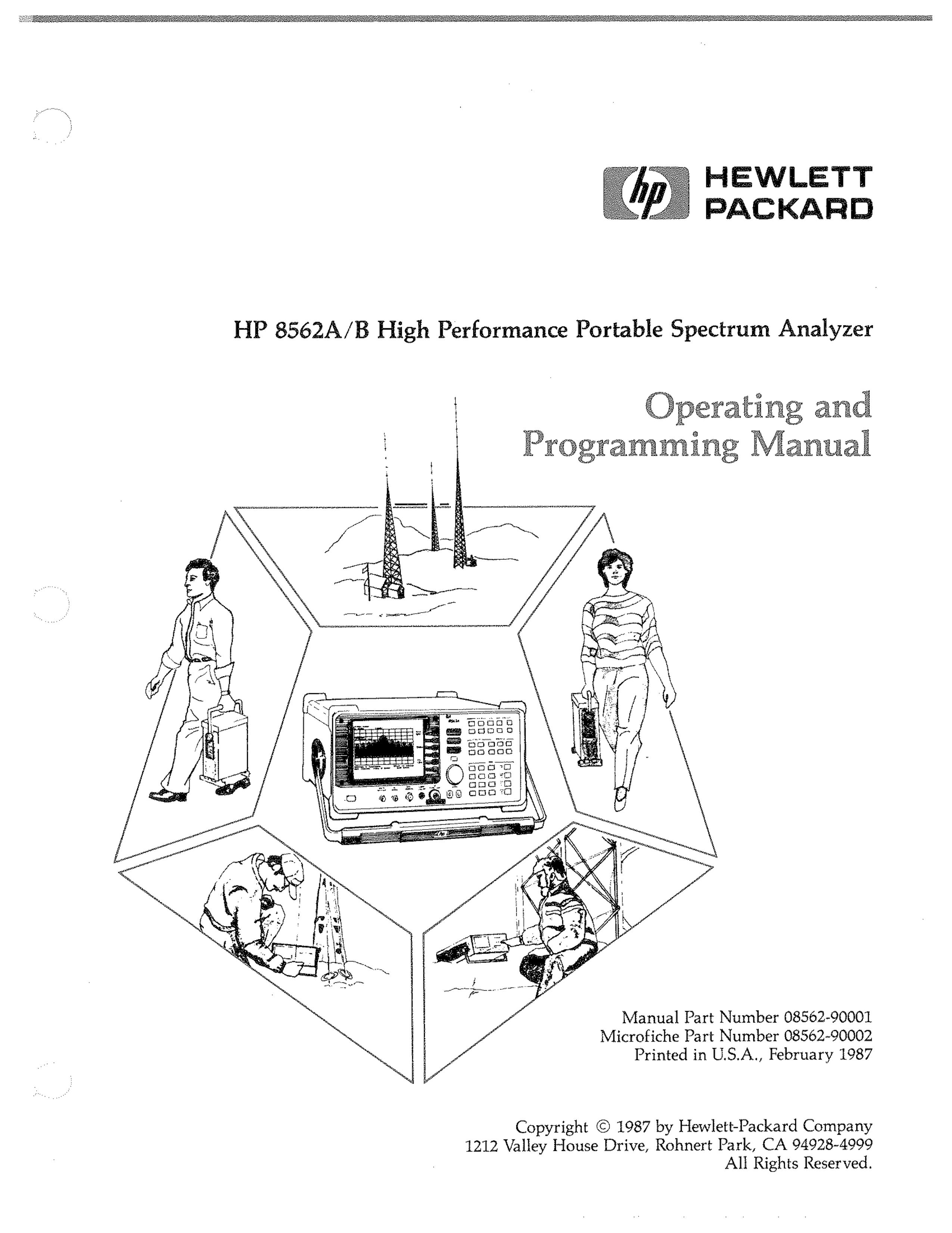 HP (Hewlett-Packard) 8562A Yard Vacuum User Manual
