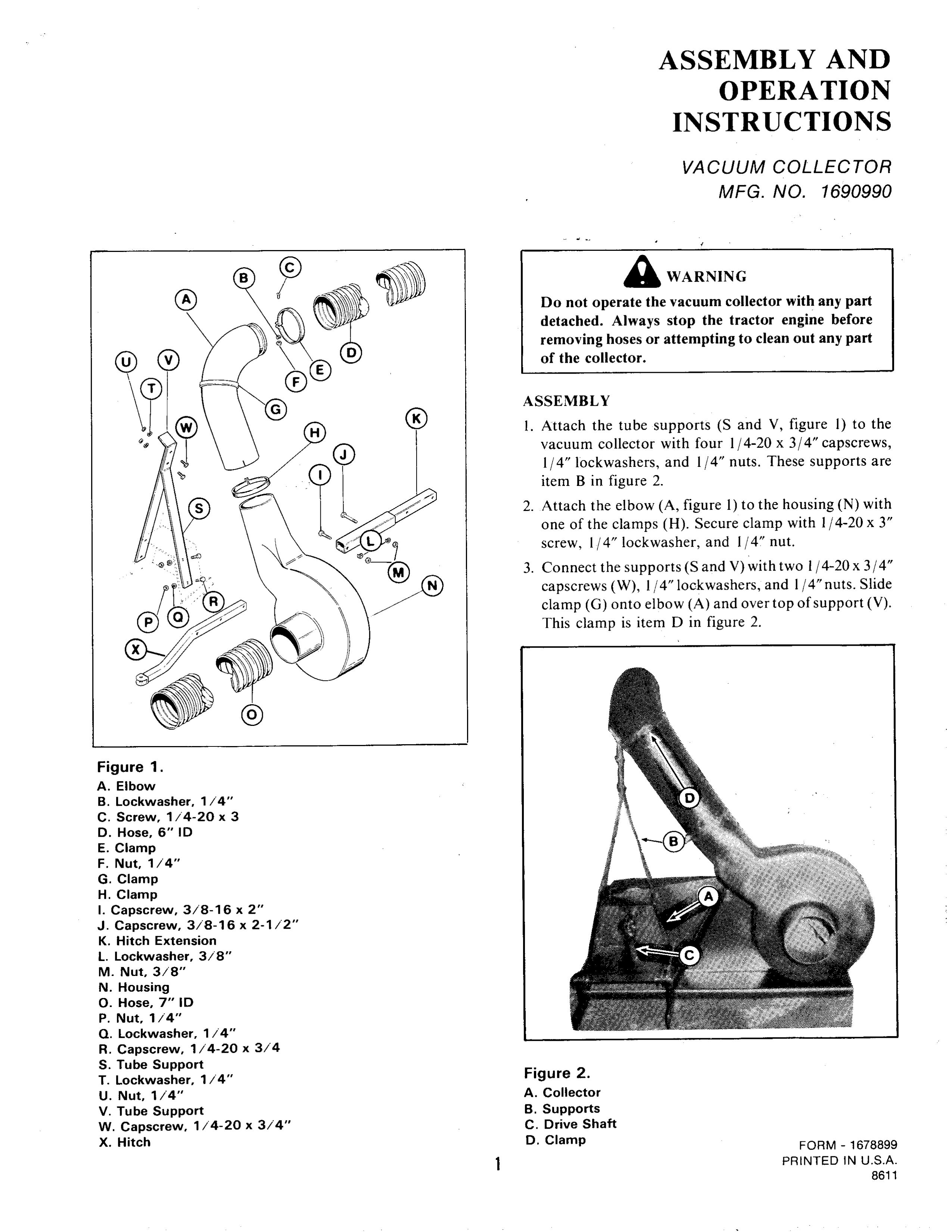 Snapper 1690990 Yard Vacuum User Manual