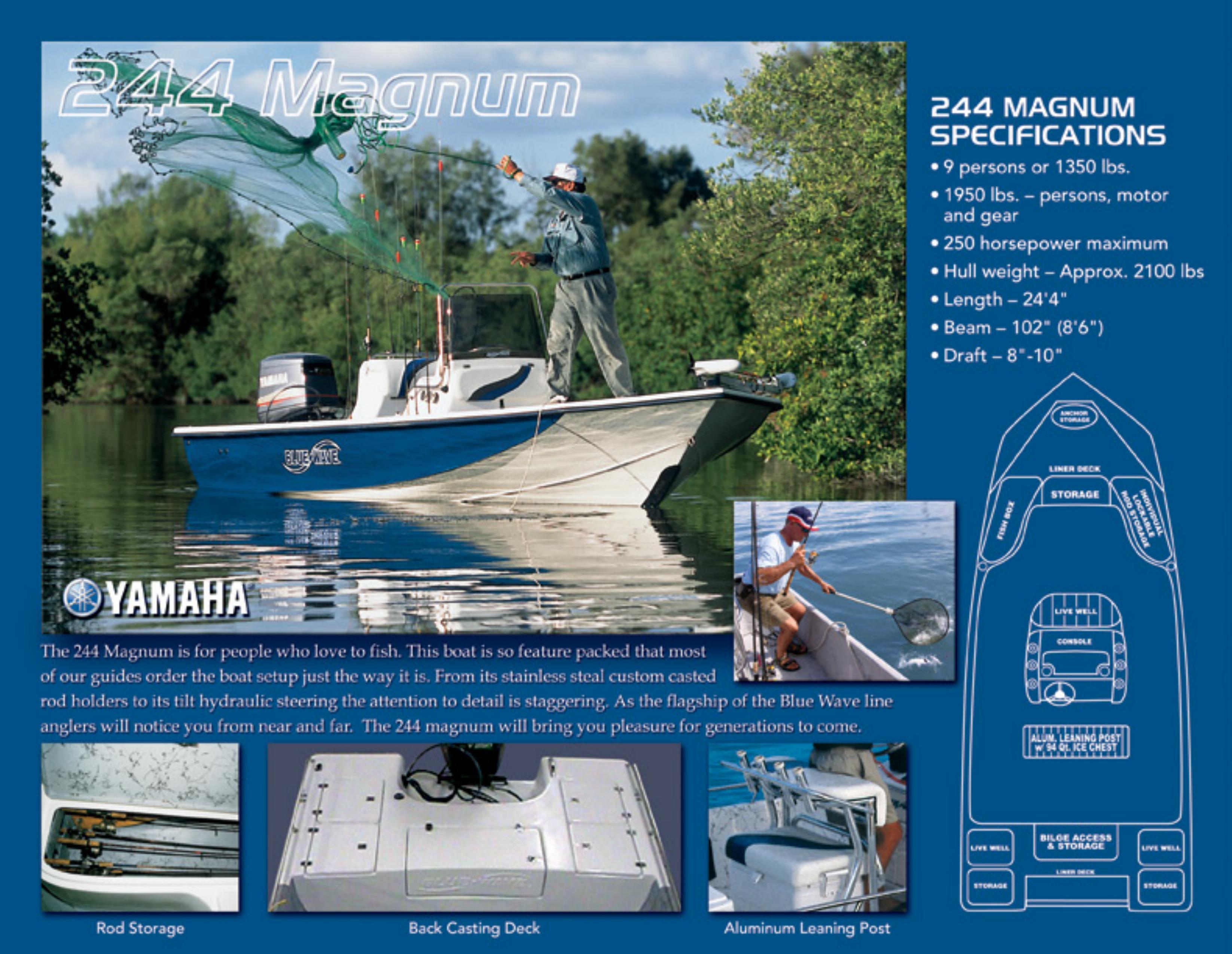 Blue Wave Boats 244 Magnum Boat User Manual