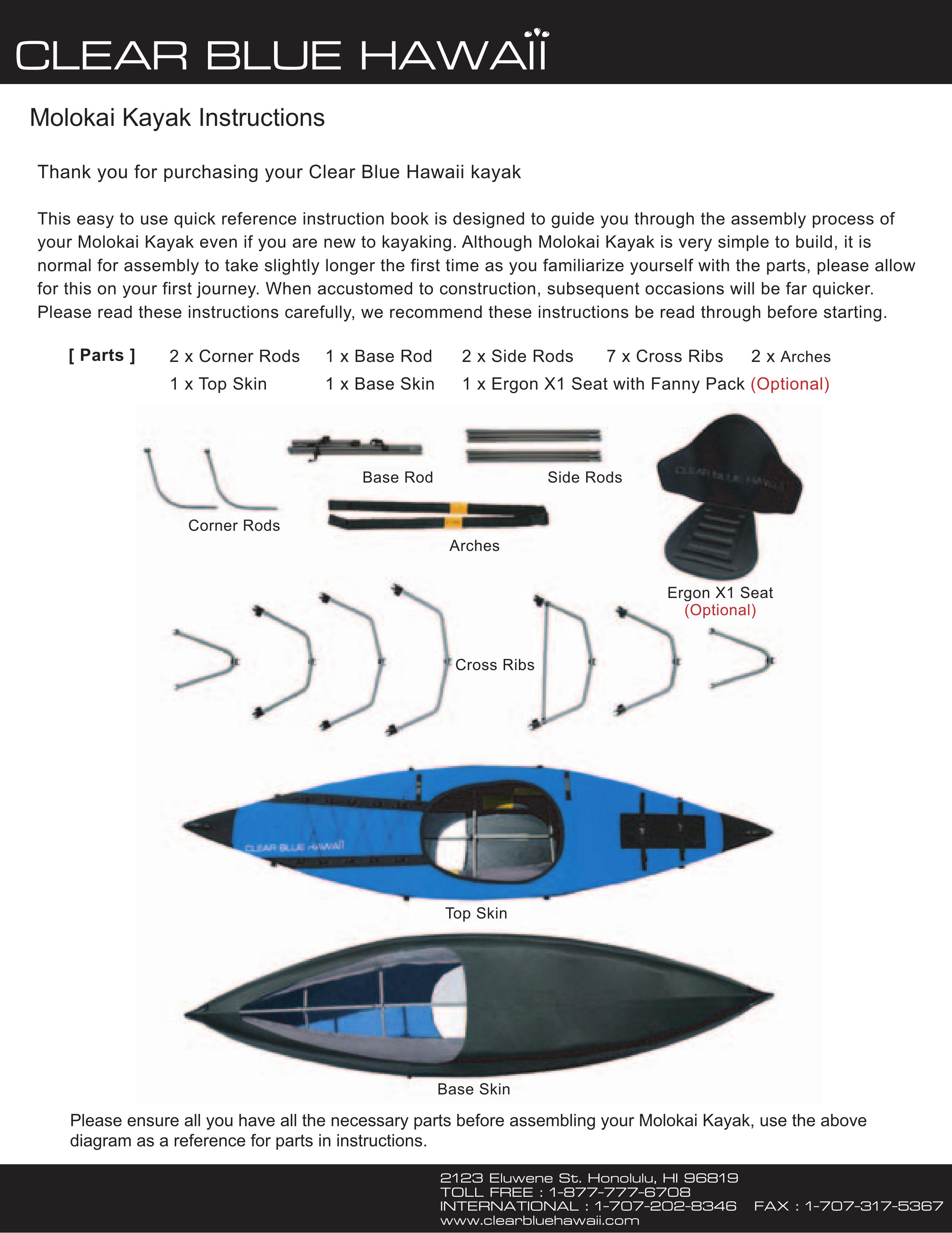 Clearblue Boat Boat User Manual