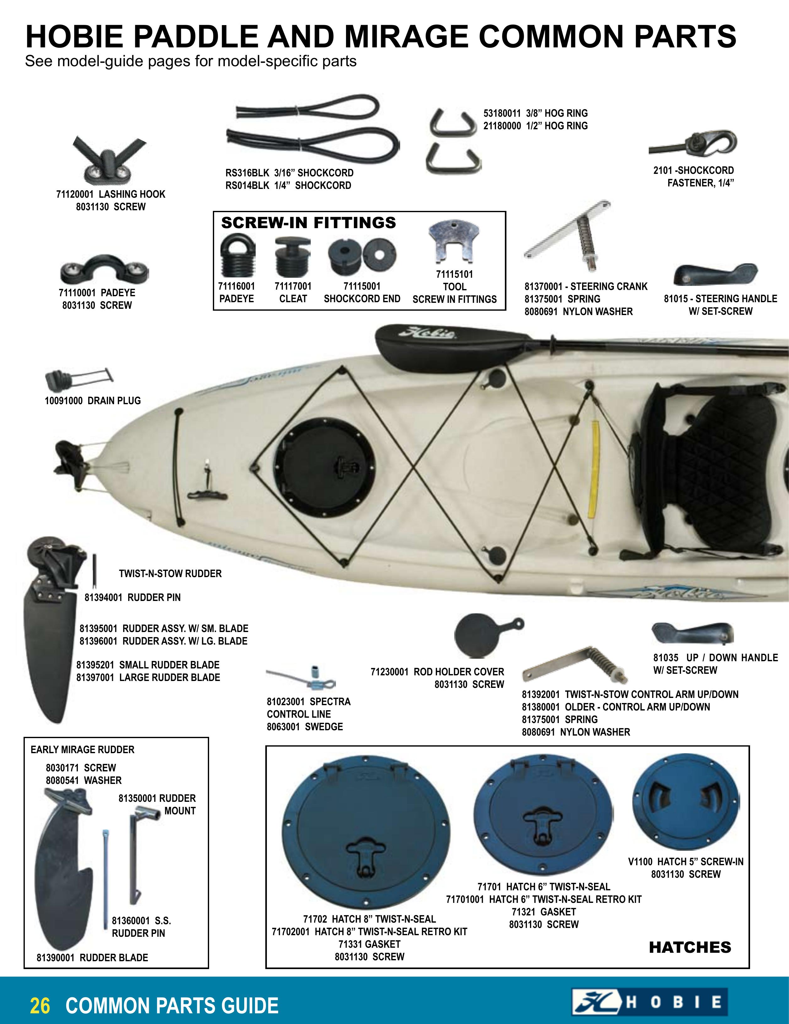 Hobie Paddle Boat User Manual