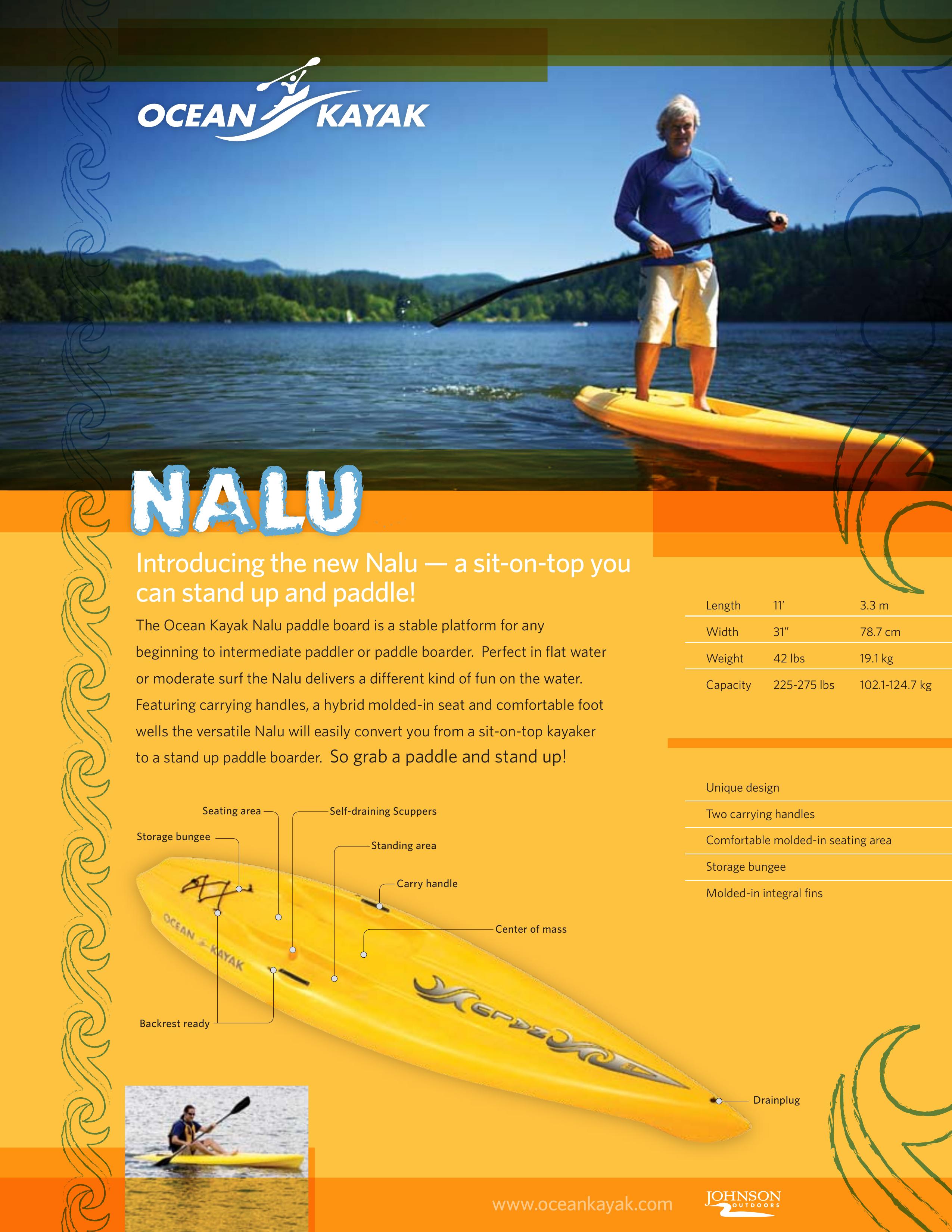 Ocean Kayak Nalu Boat User Manual