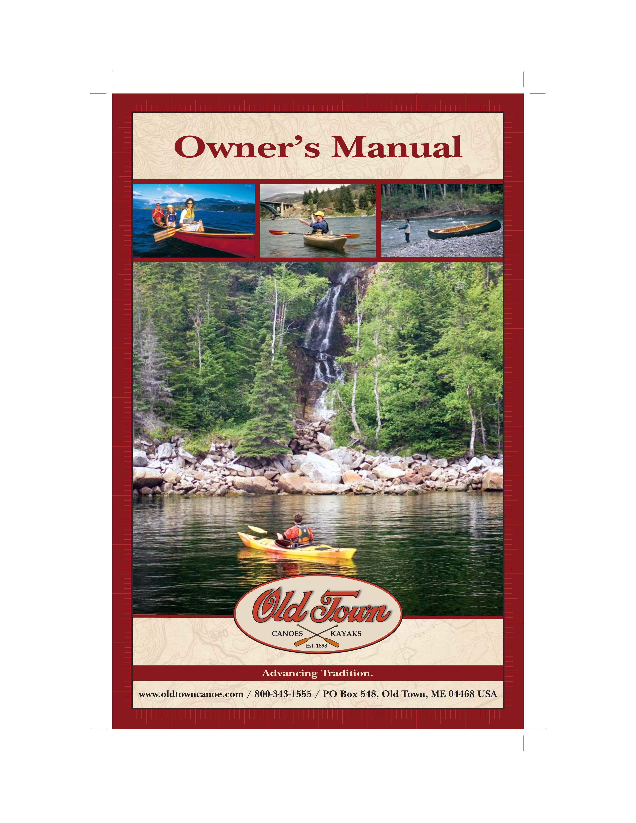 Old Town Canoe Co. 01.1315.2380 Boat User Manual