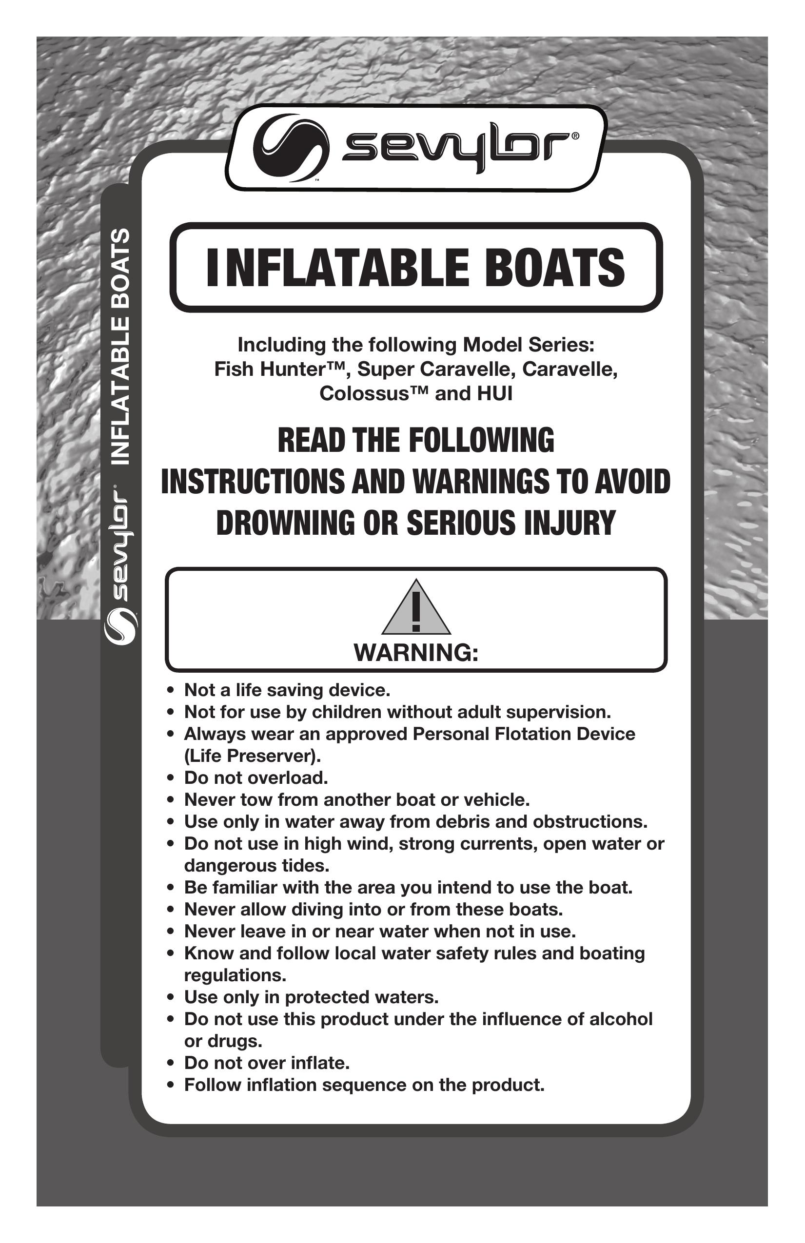 Sevylor 2000016013 Boat User Manual