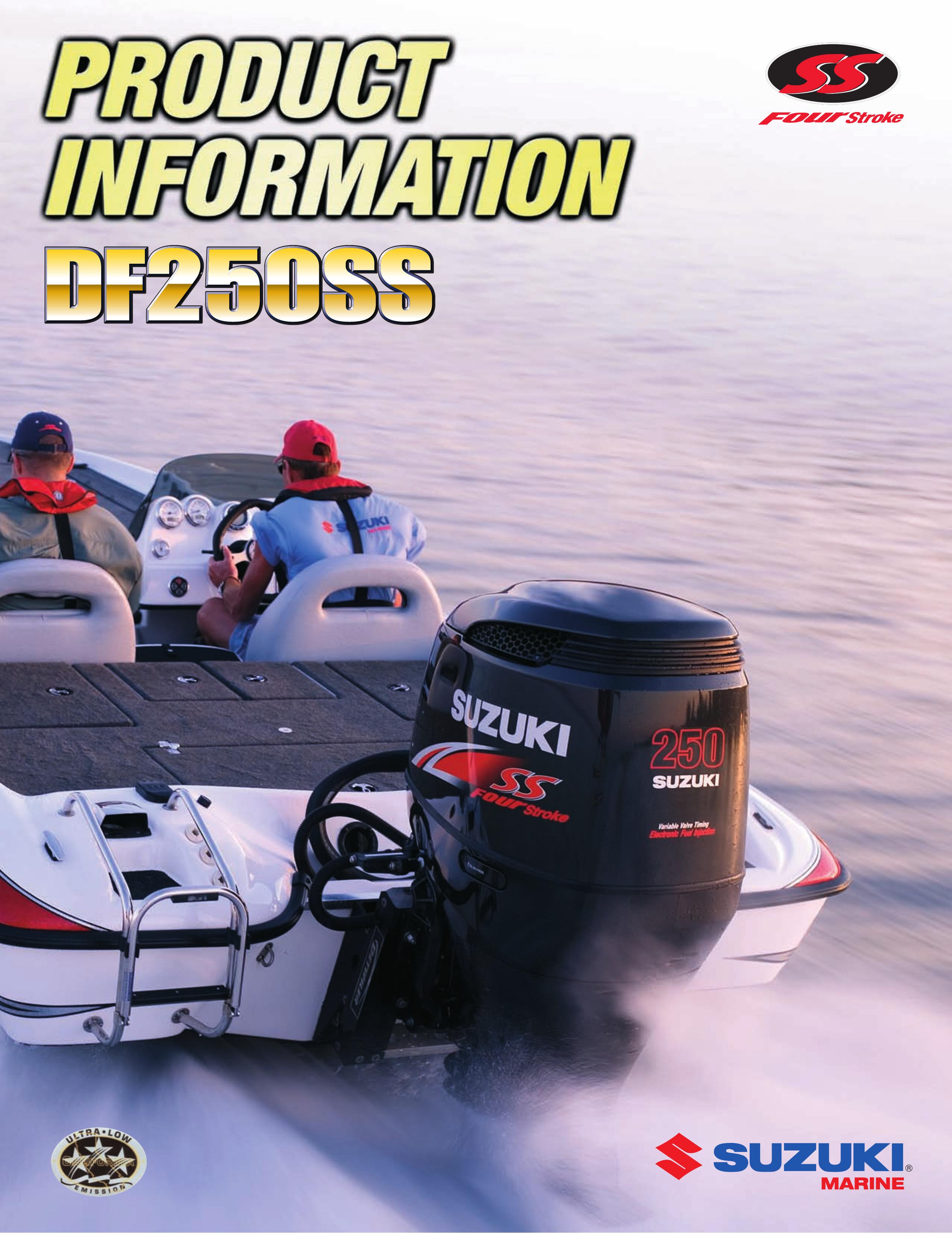 Suzuki DF250SS Boat User Manual