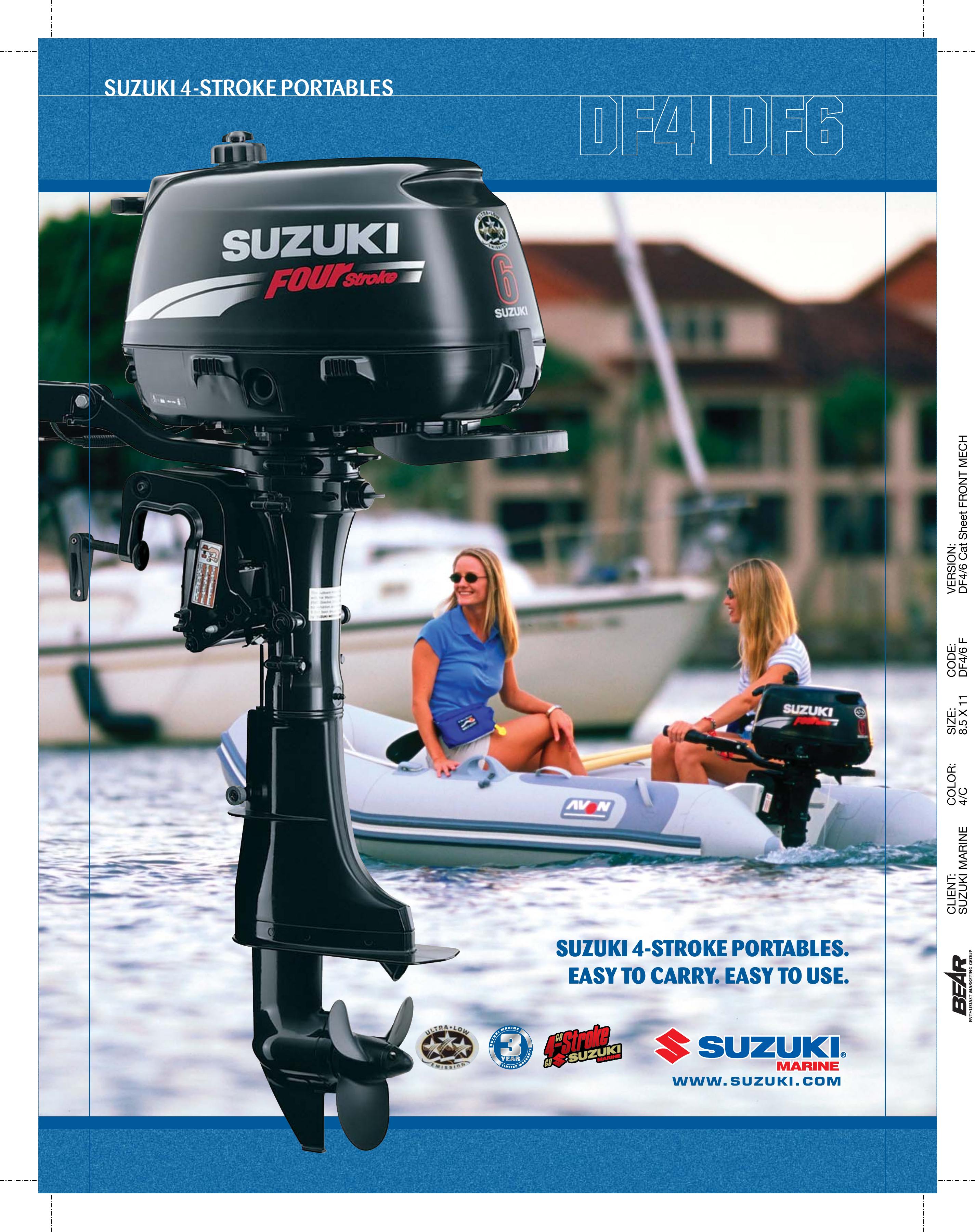 Suzuki DF4DF6 Boat User Manual