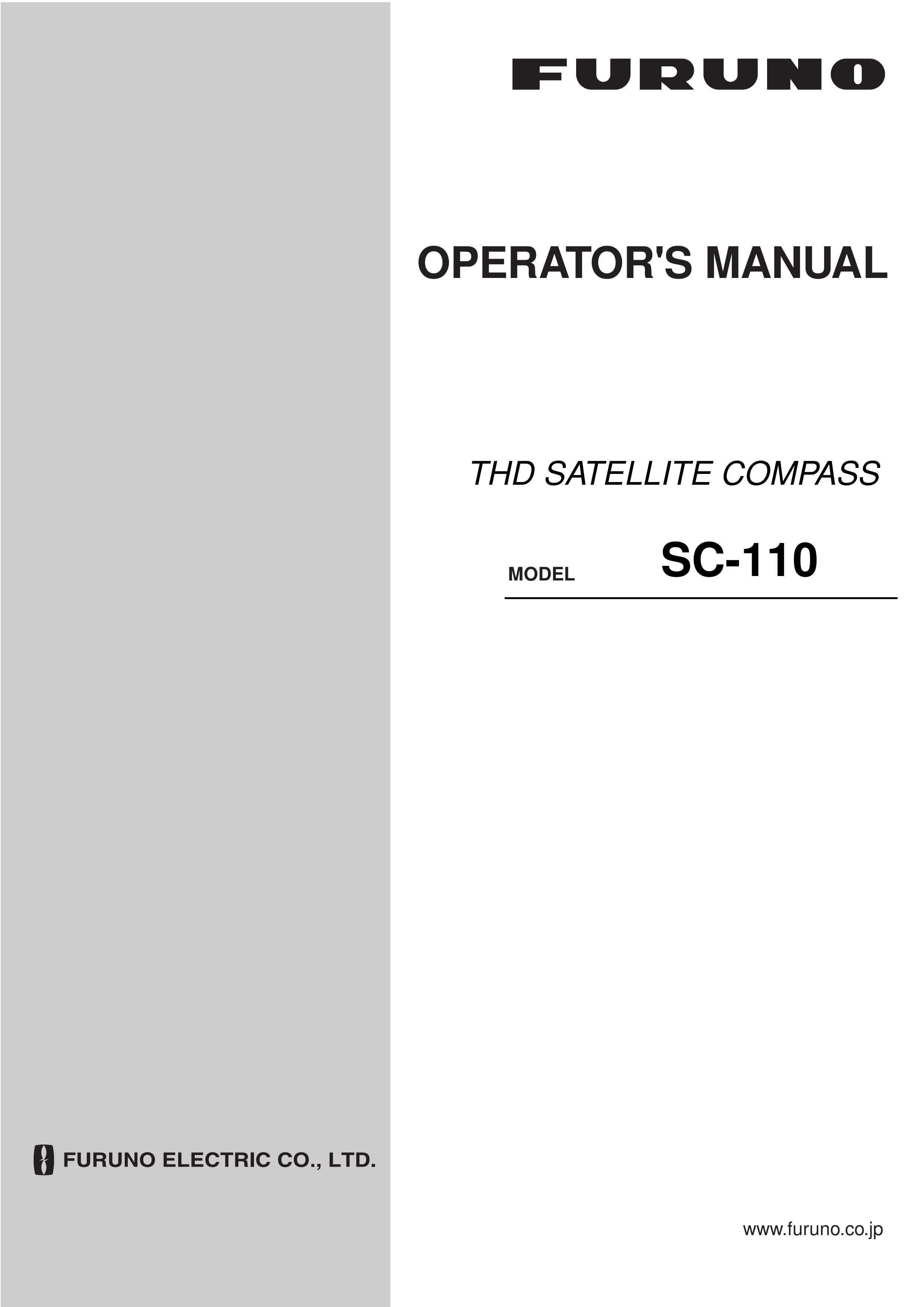 Furuno SC-110 Boating Equipment User Manual