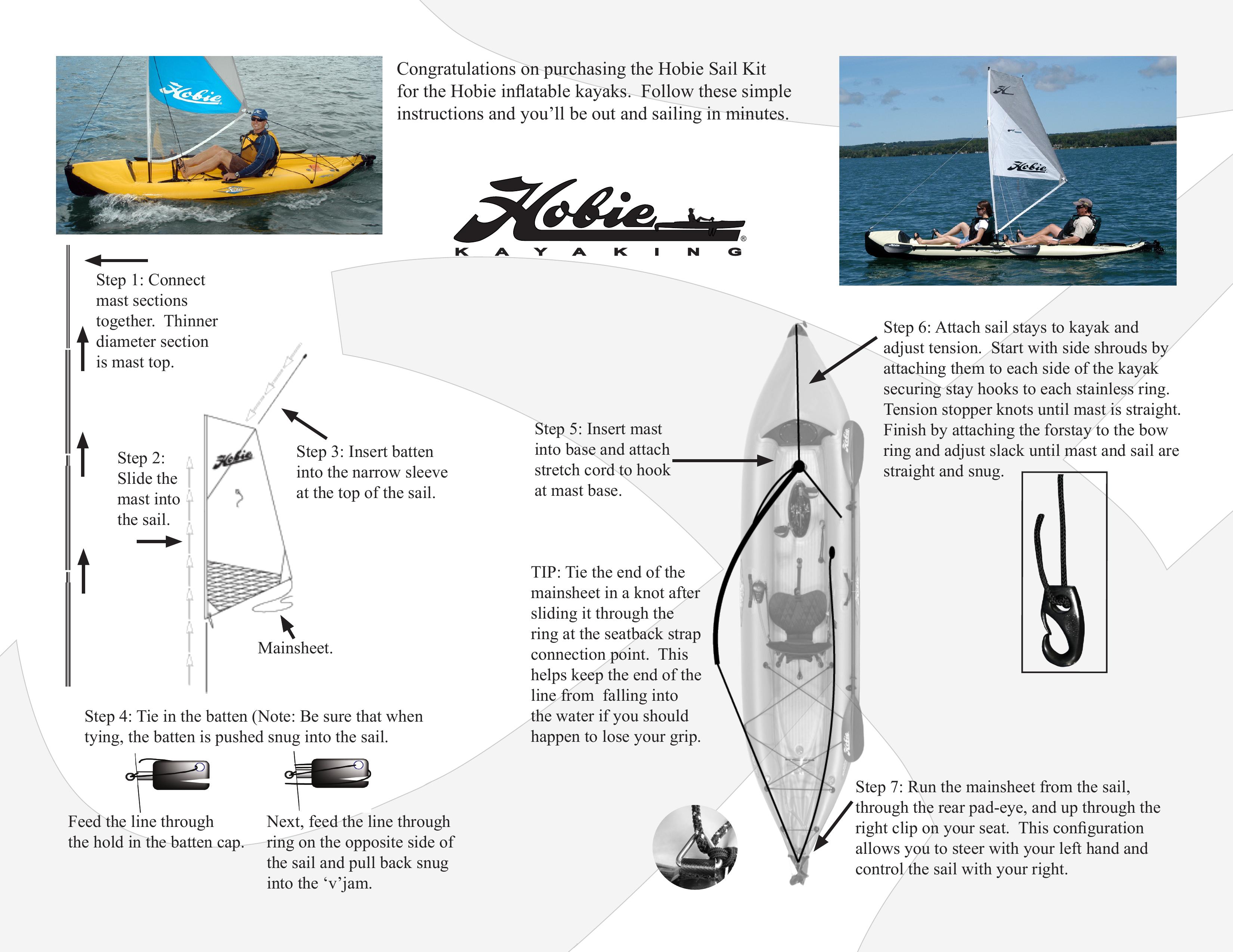 Hobie Mirage Inflatables Boating Equipment User Manual