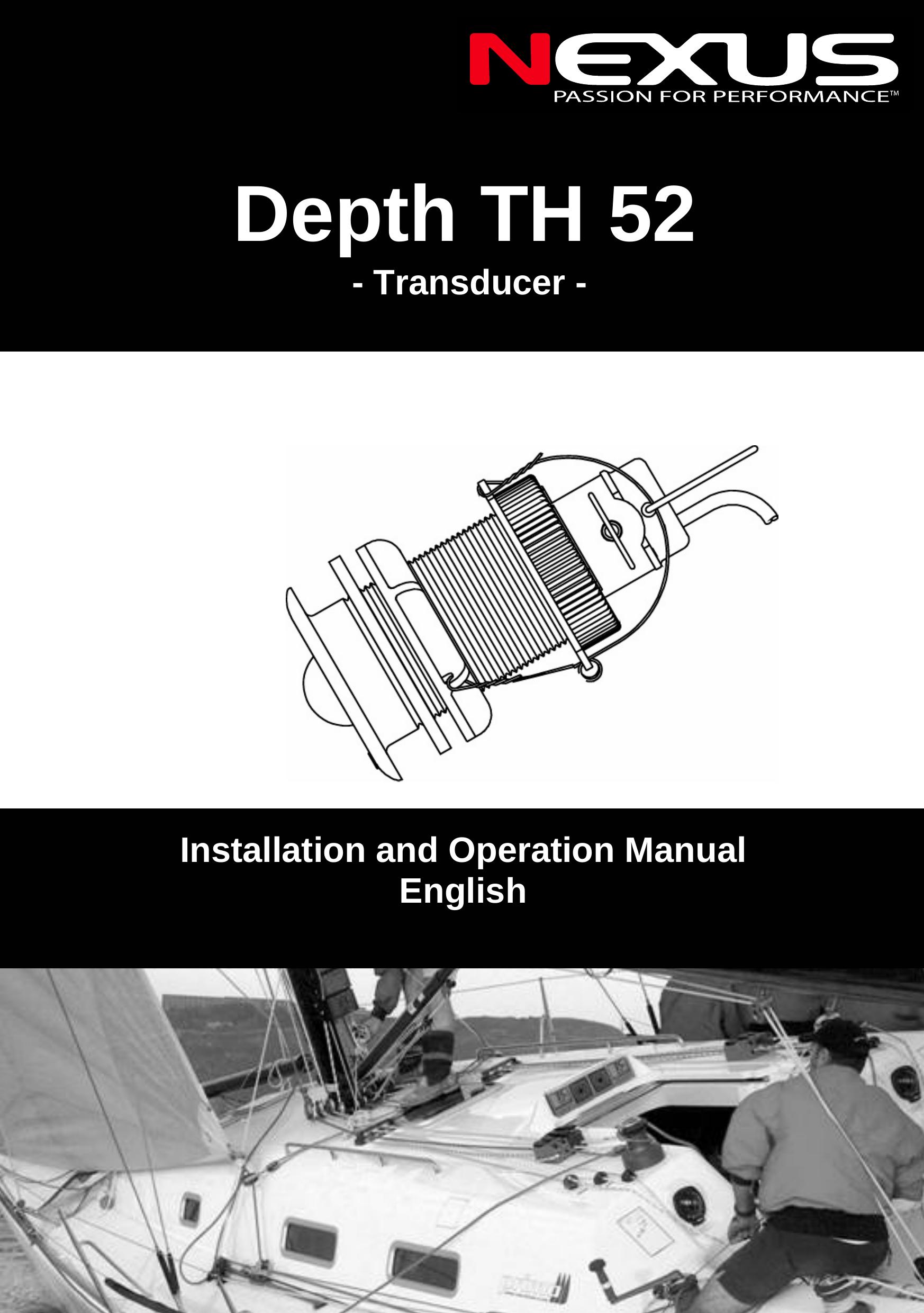 Nexus 21 Depth TH 52 Boating Equipment User Manual