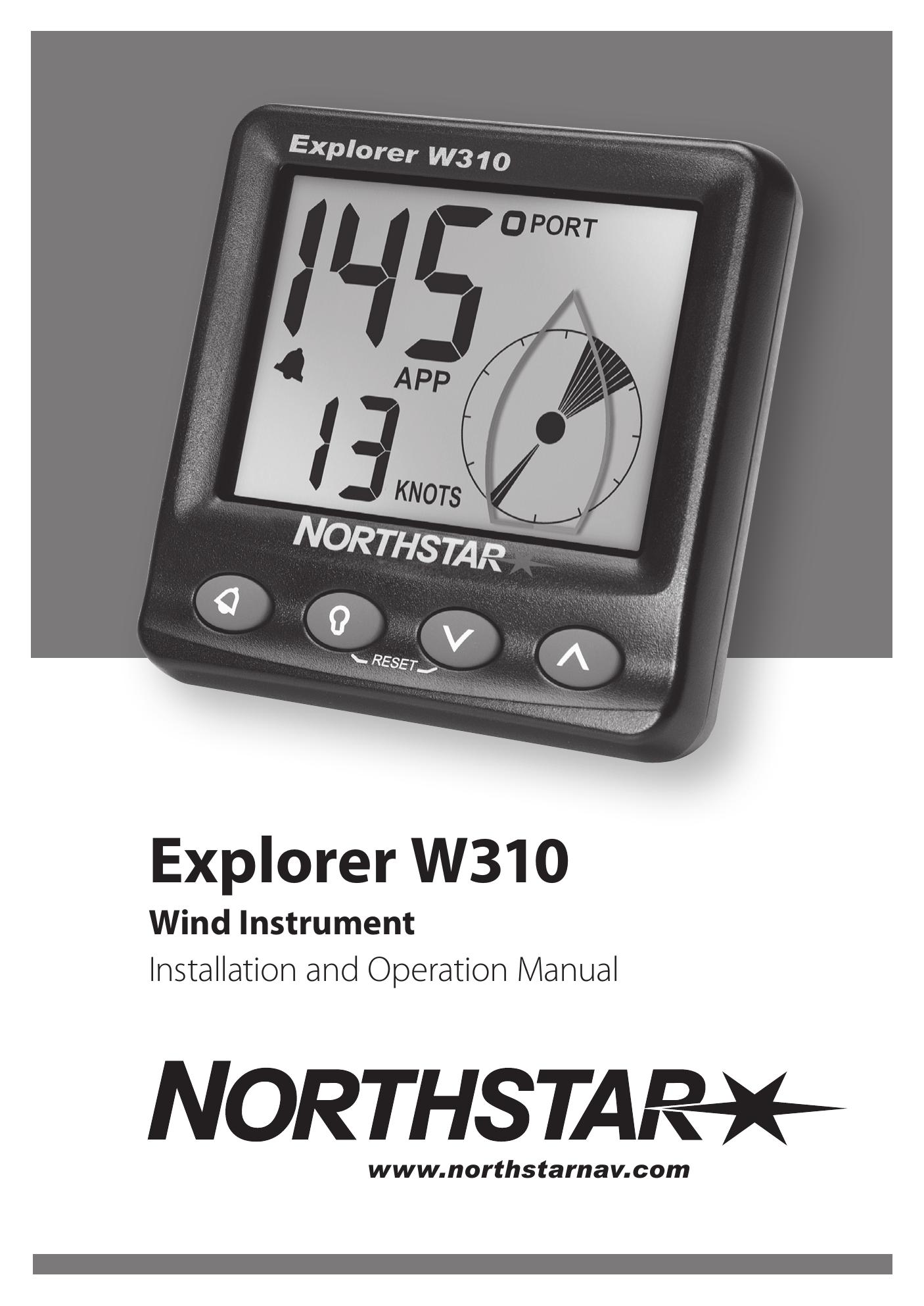 NorthStar Navigation W310 Boating Equipment User Manual
