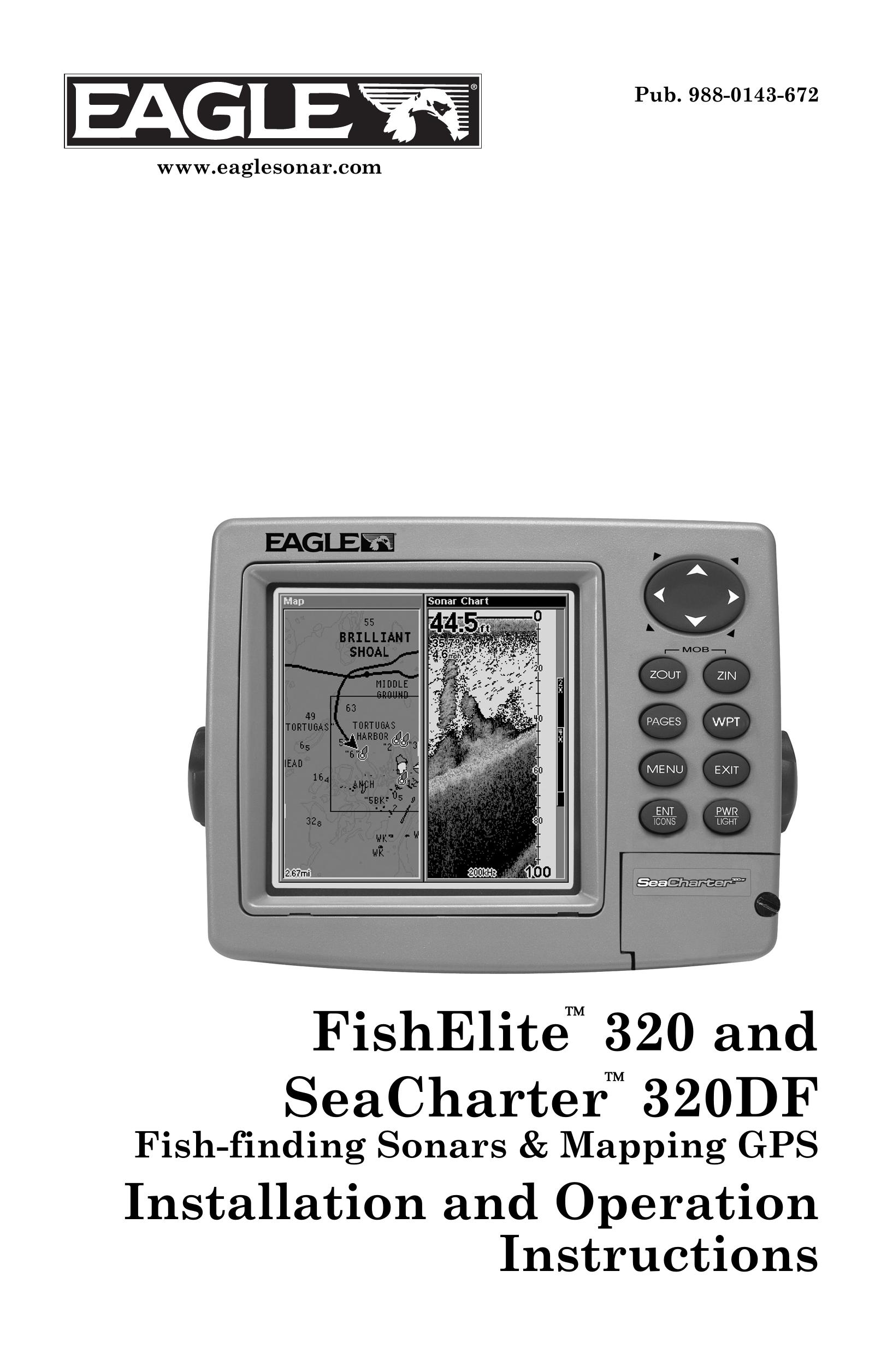 Eagle Electronics 320, 320DF Fish Finder User Manual