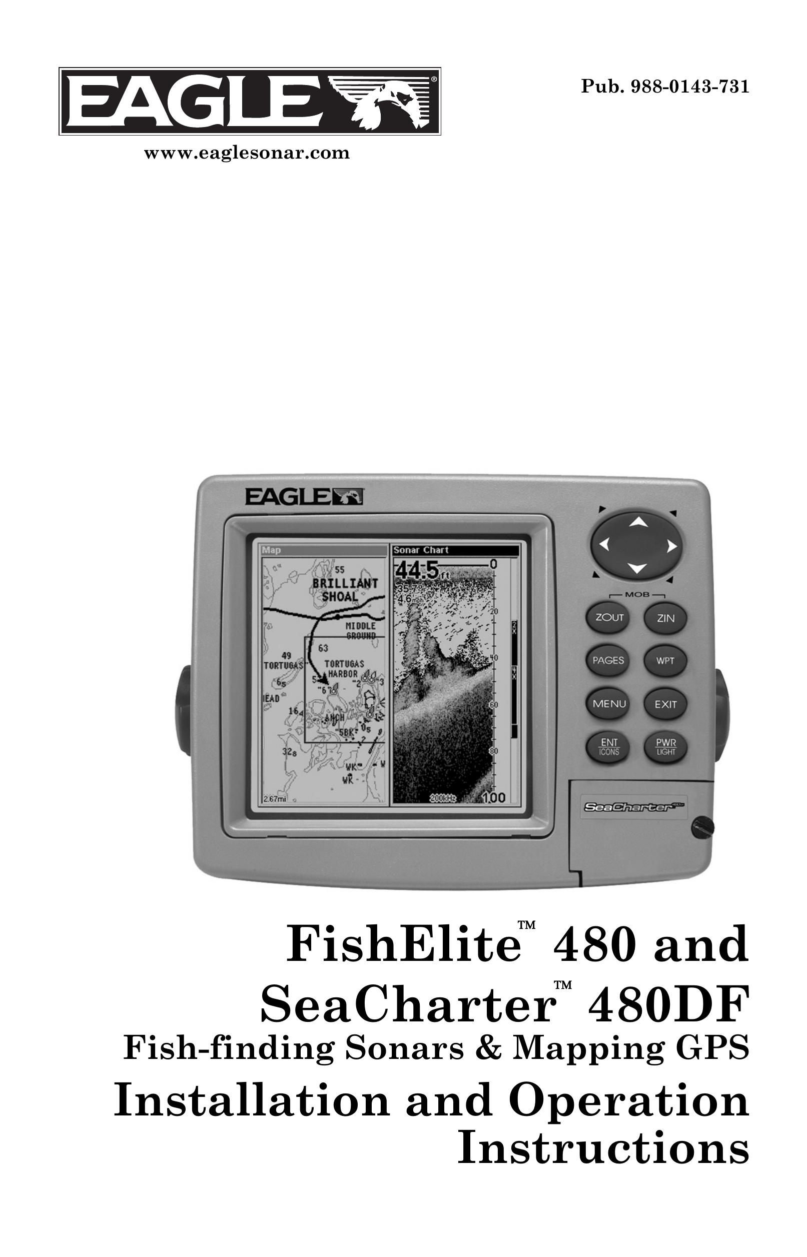 Eagle Electronics 480, 480DF Fish Finder User Manual