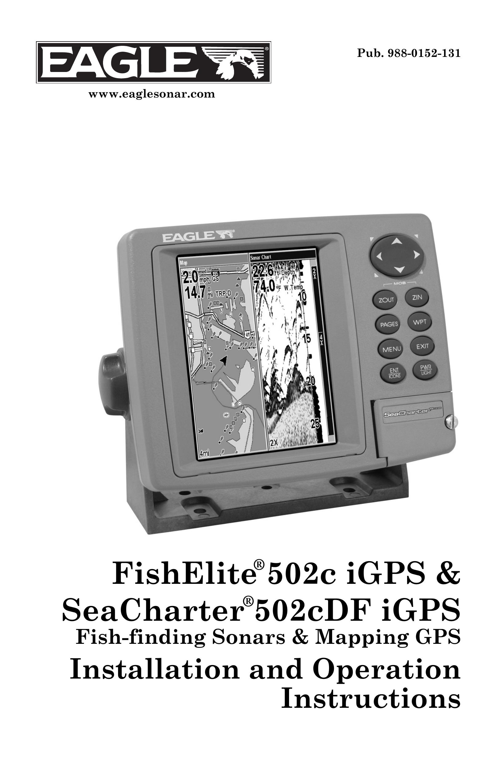 Eagle Electronics 502cDF Fish Finder User Manual
