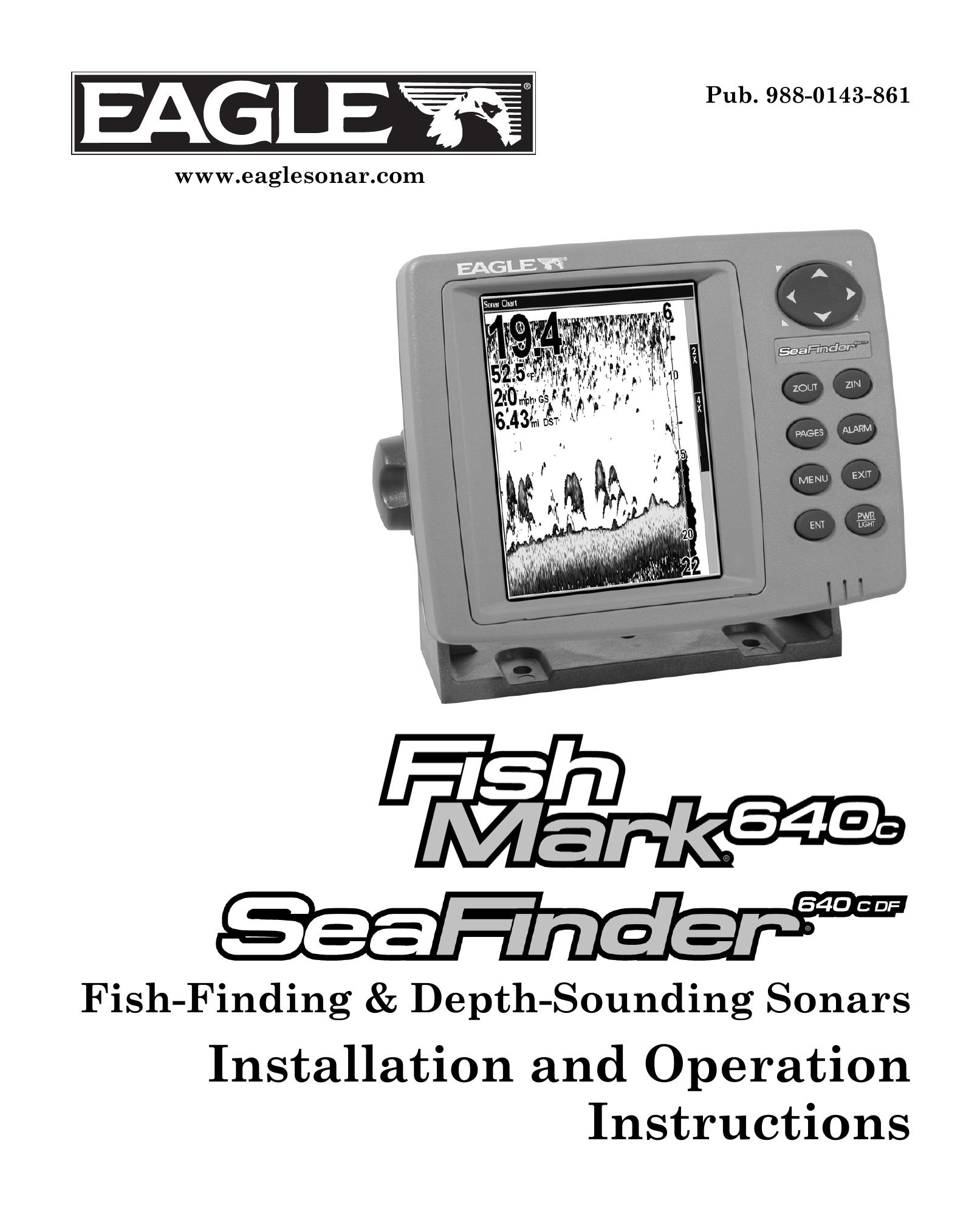 Eagle Electronics 640C Fish Finder User Manual