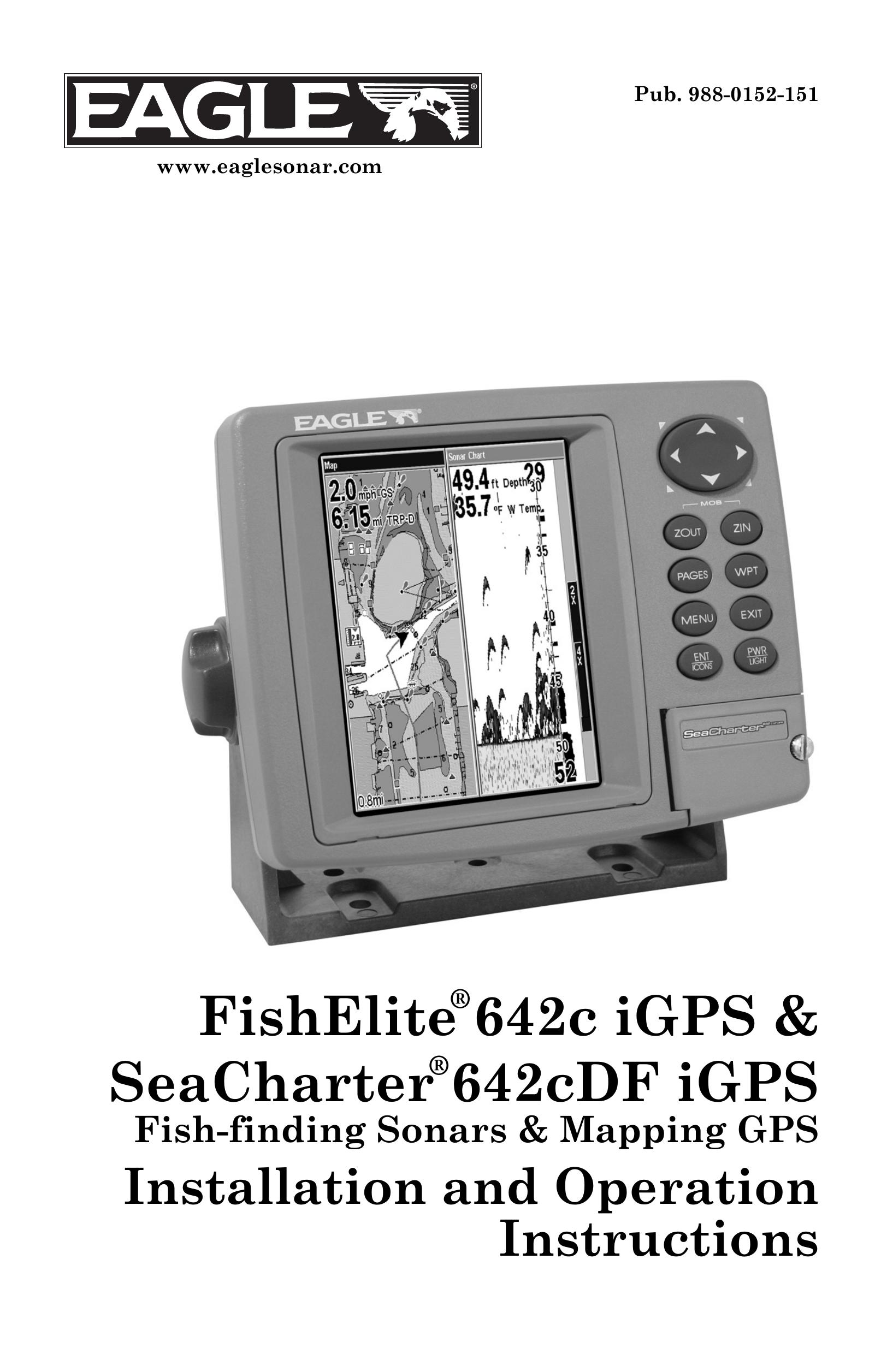 Eagle Electronics 642cDF Fish Finder User Manual