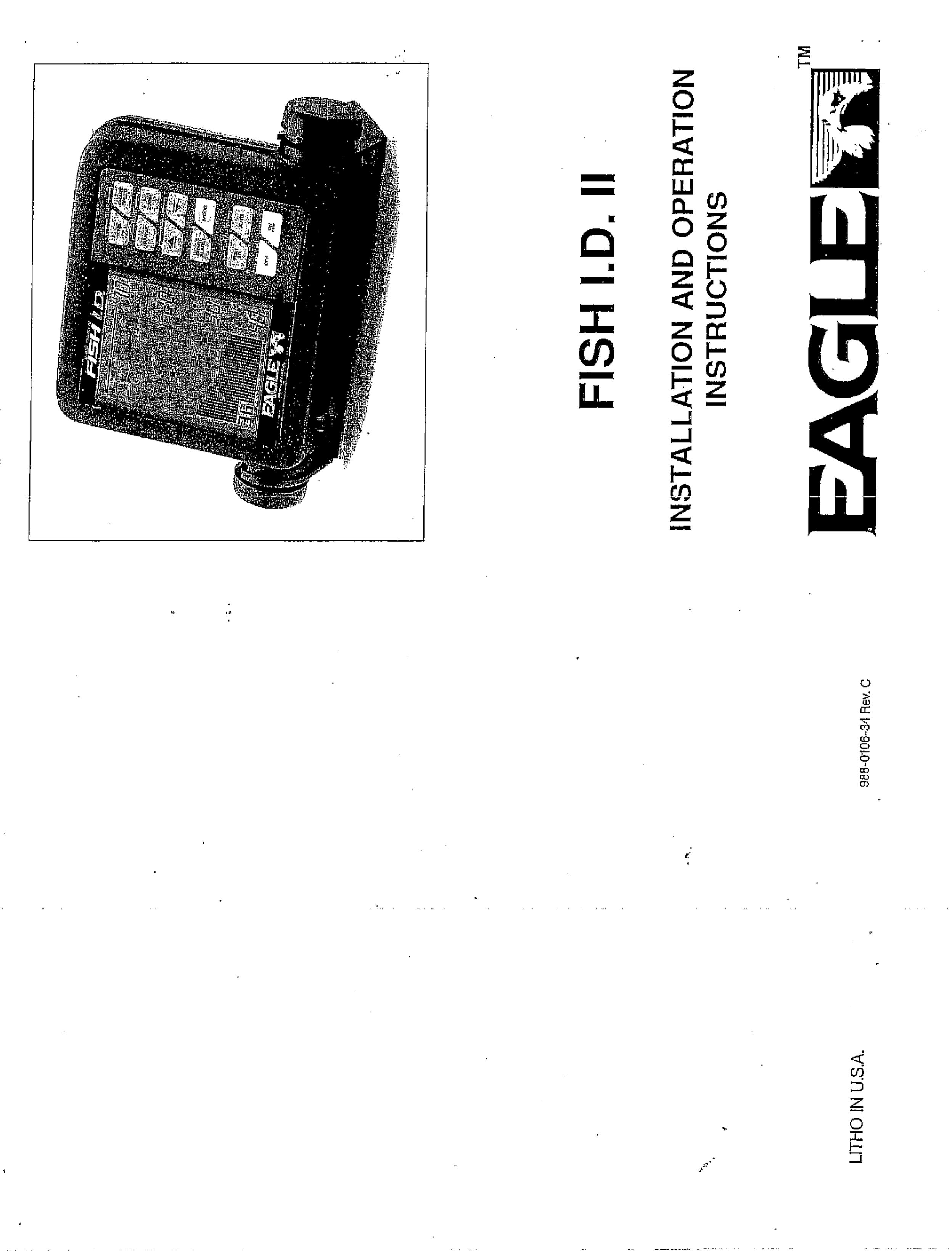 Eagle Electronics Fish I.D. II Fish Finder User Manual