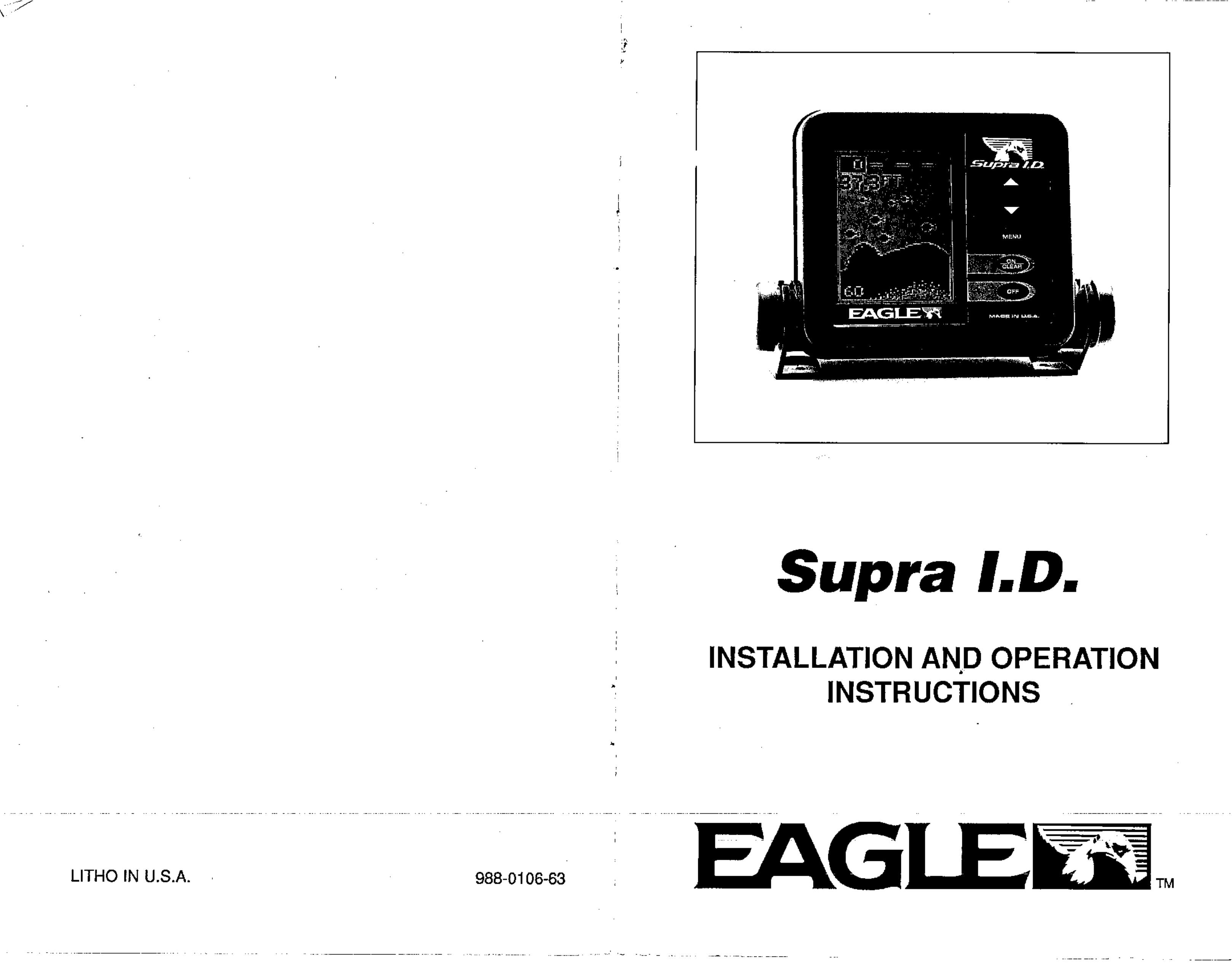 Eagle Electronics Supra I.D. Fish Finder User Manual