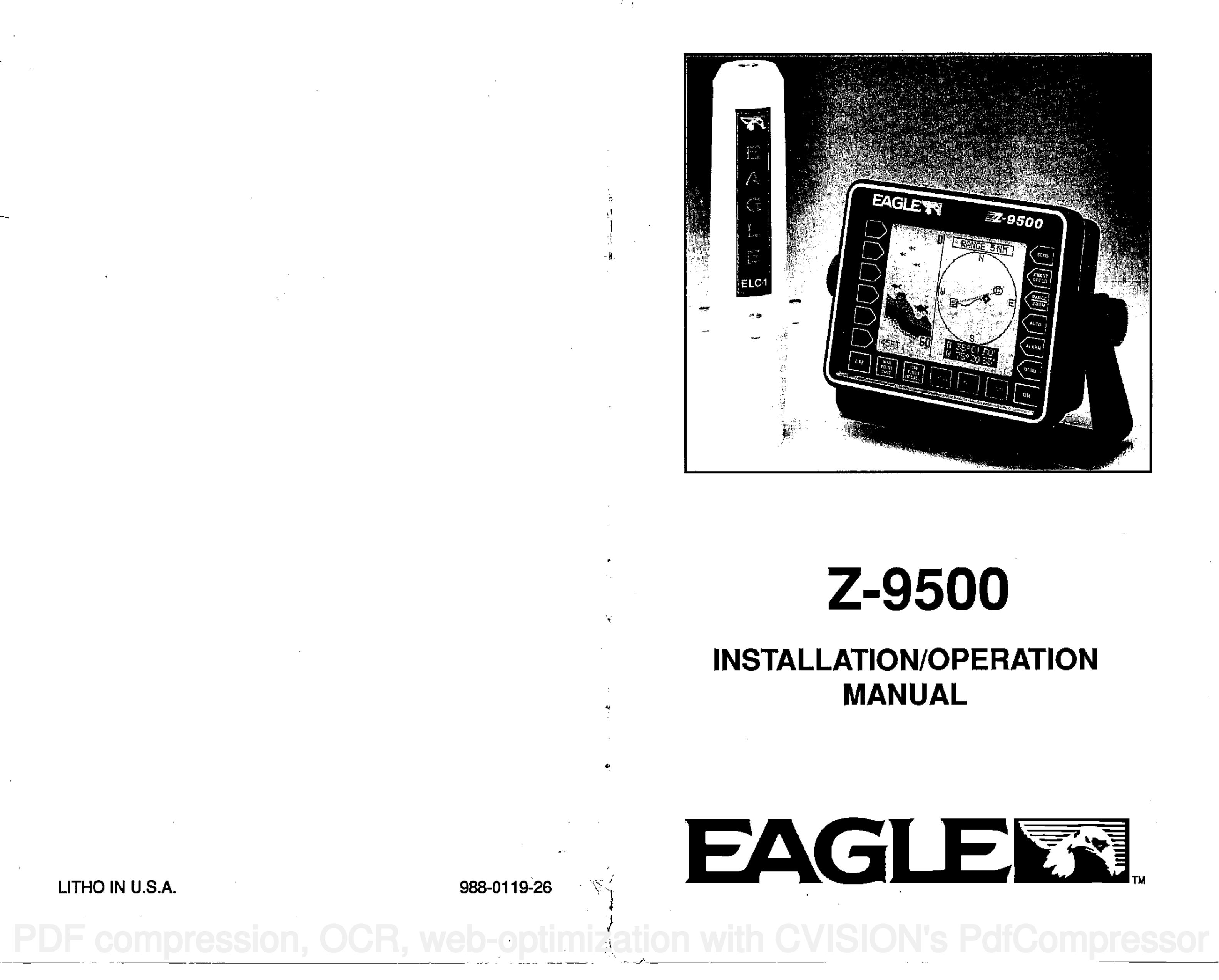 Eagle Electronics Z-9500 Fish Finder User Manual