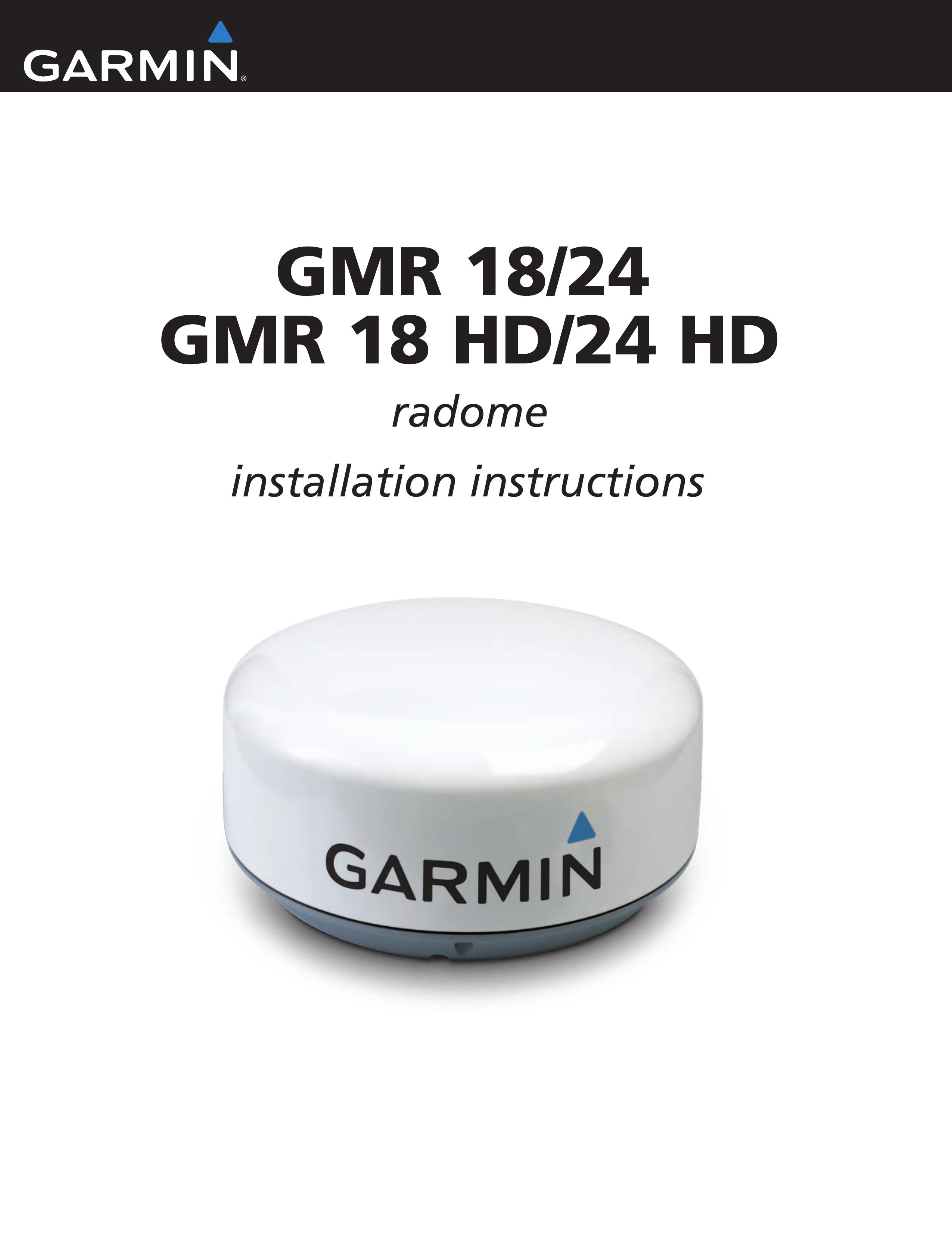 Garmin GMR24 Hd Fish Finder User Manual