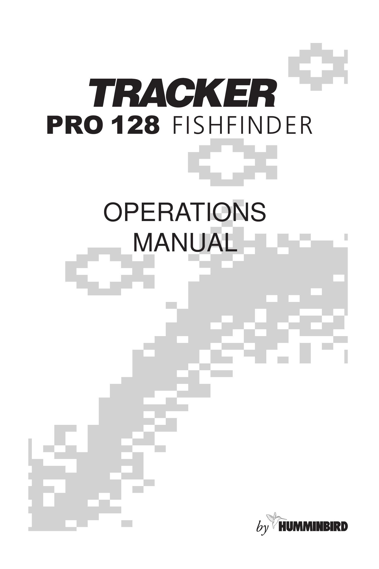 Intermec PRO 128 Fish Finder User Manual
