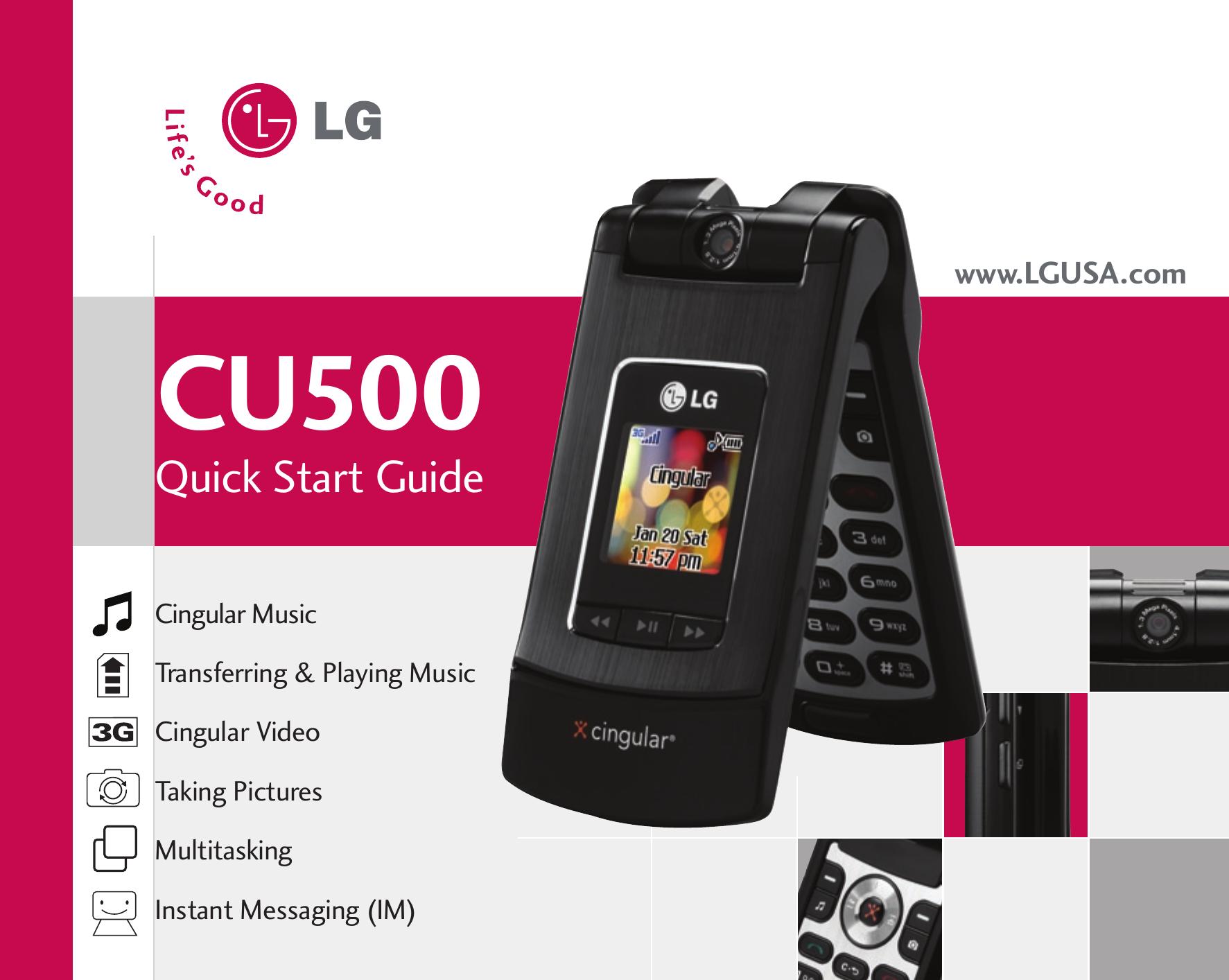 LG Electronics CU500 Fish Finder User Manual