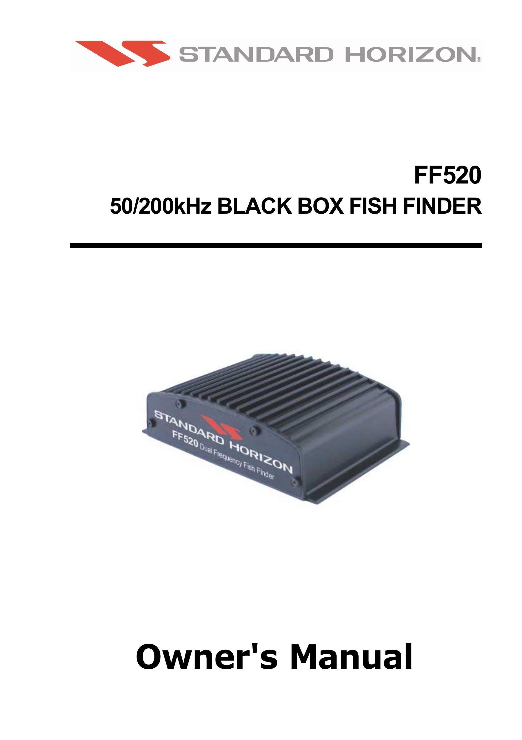 Standard Horizon Ff520 Fish Finder User Manual