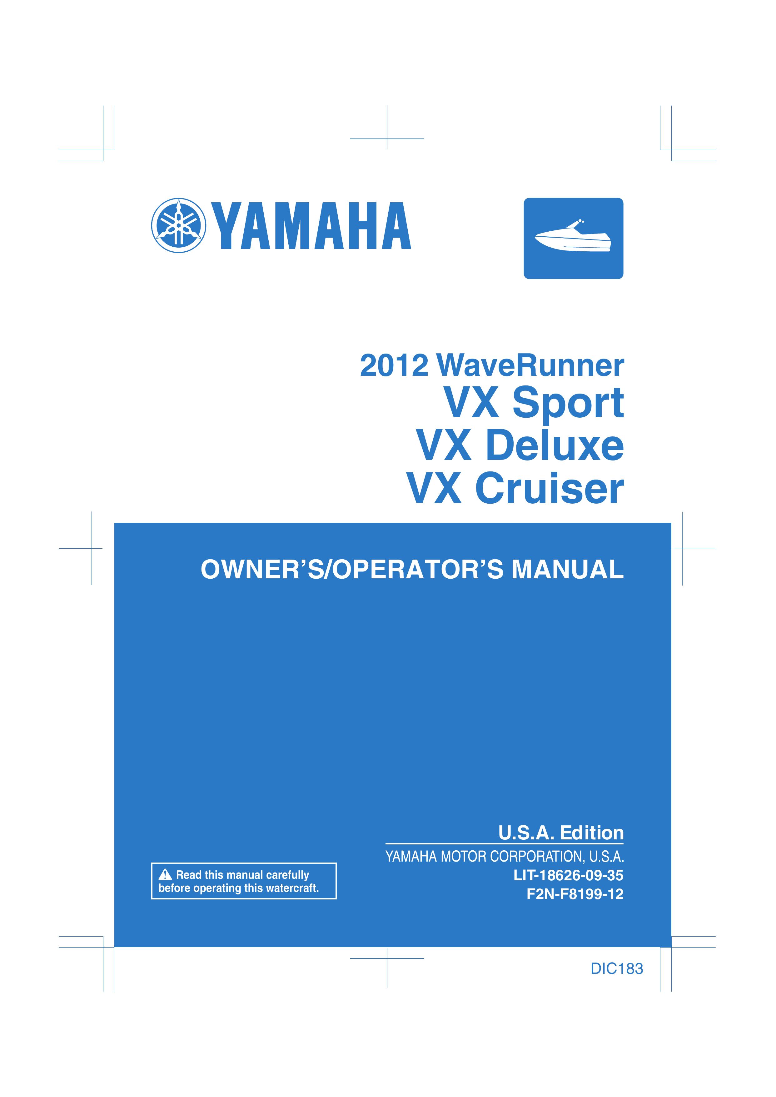 Yamaha DIC183 Jet Ski User Manual
