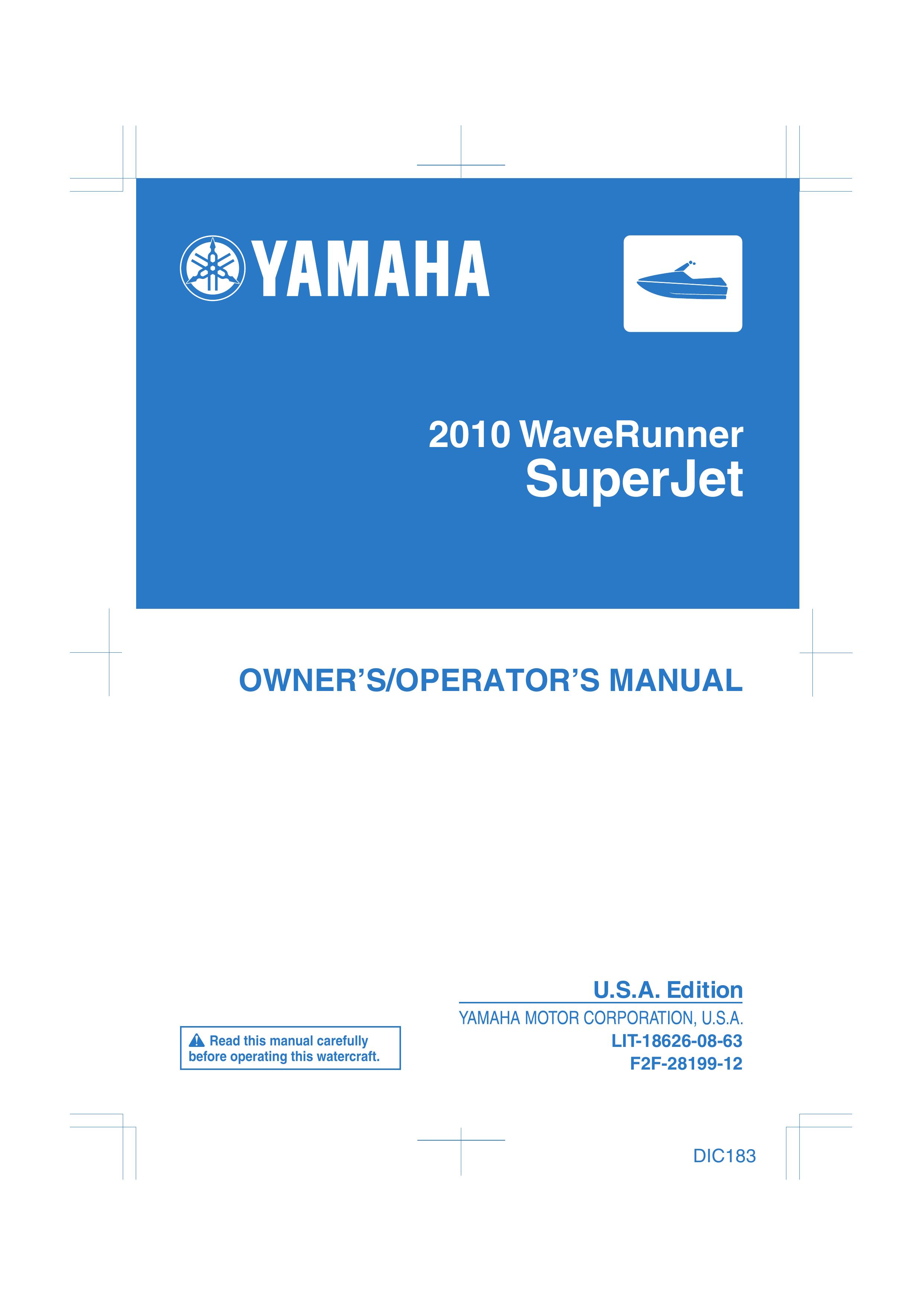 Yamaha F2F-28199-12 Jet Ski User Manual