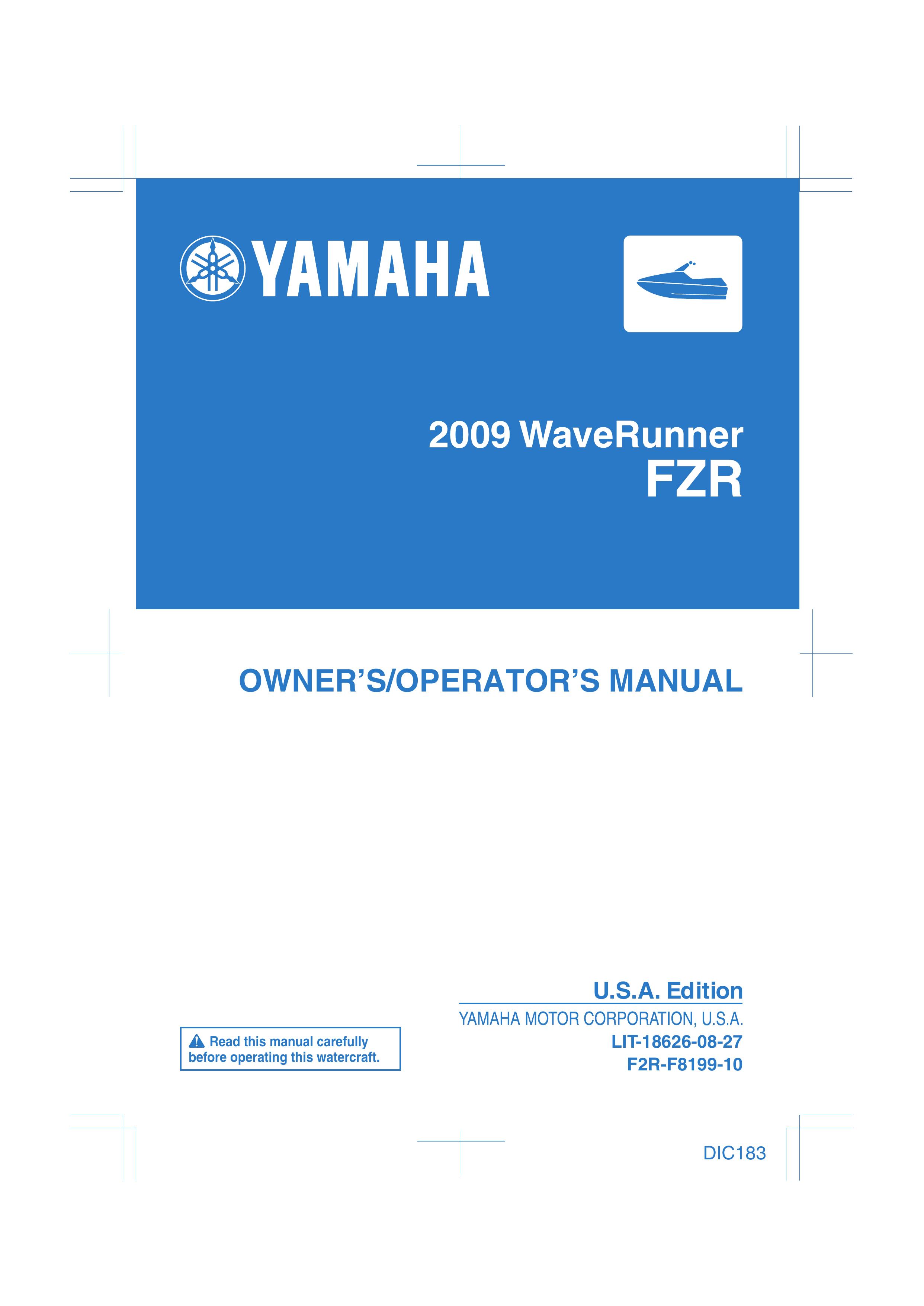 Yamaha FZR Jet Ski User Manual