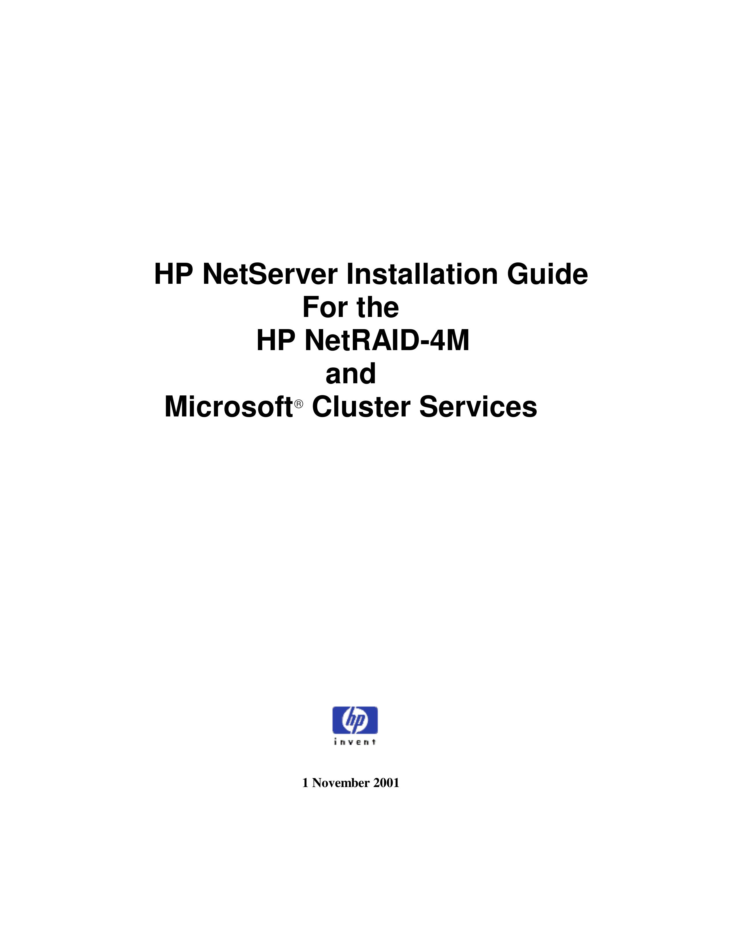 HP (Hewlett-Packard) HP NetRAID-4M Life Jacket User Manual