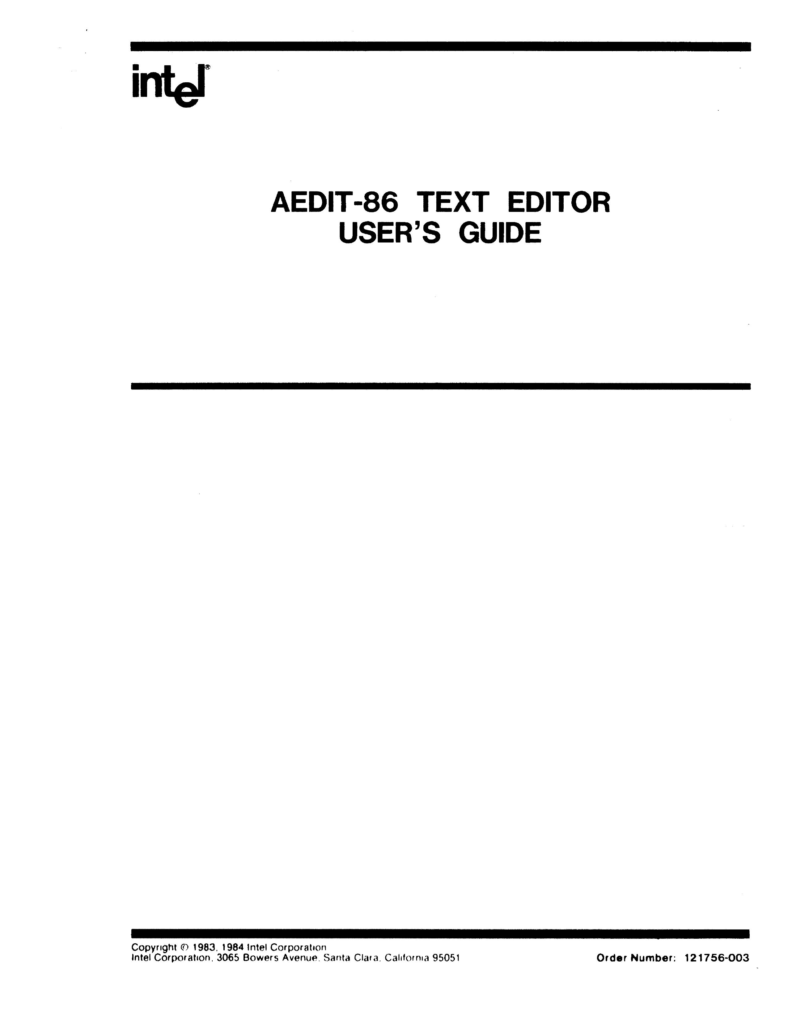 Intel AEDIT-86 Life Jacket User Manual