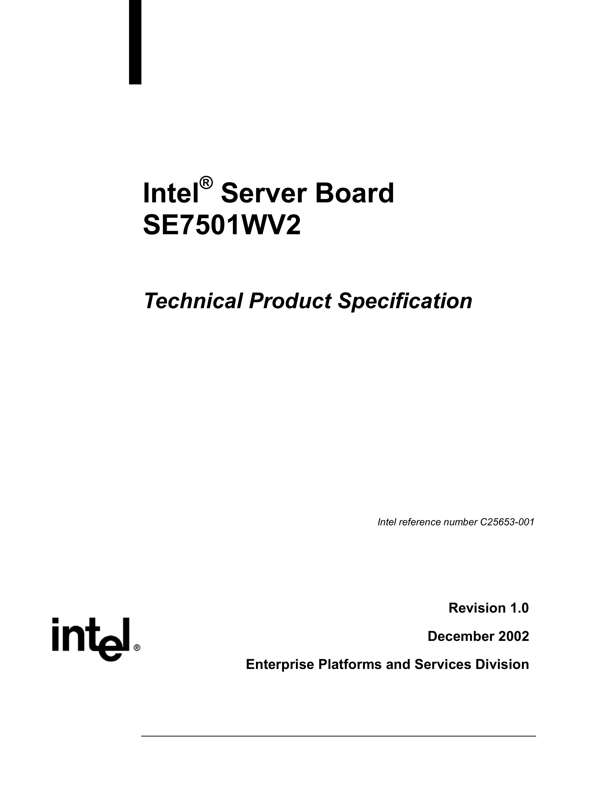 Intel SE7501WV2 Life Jacket User Manual