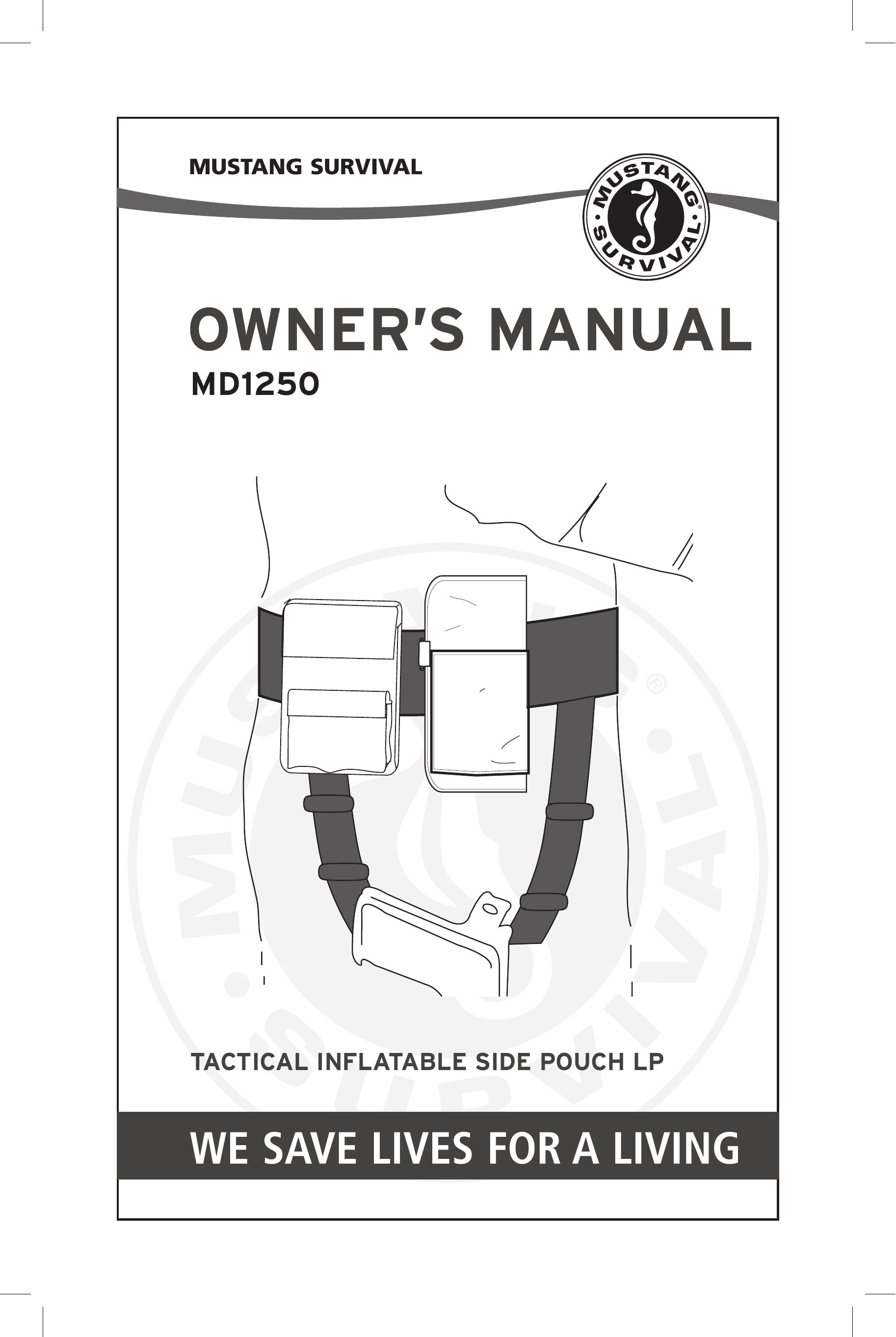 Mustang Survival MD1250 Life Jacket User Manual