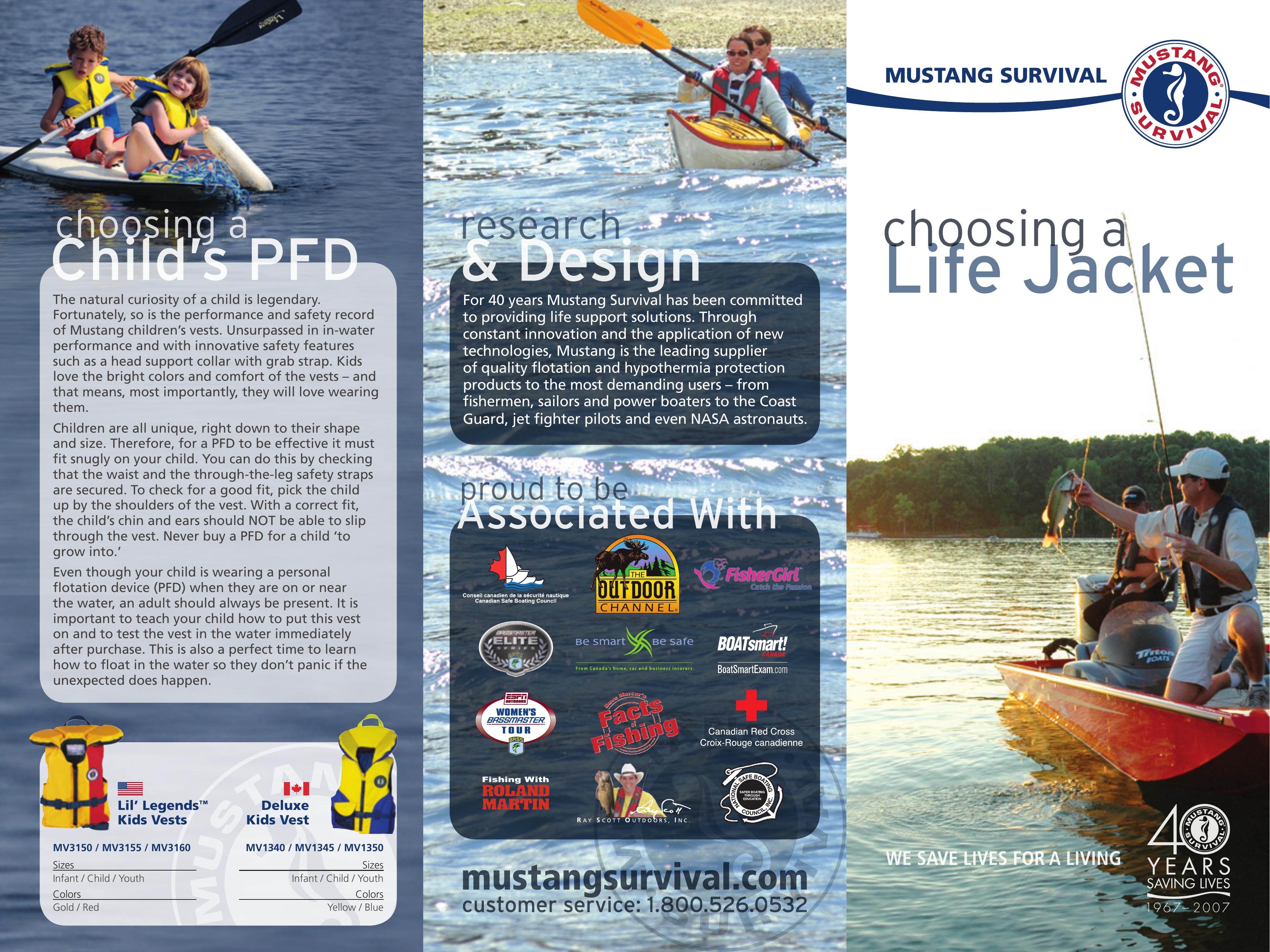 Mustang Survival MV1340 Life Jacket User Manual
