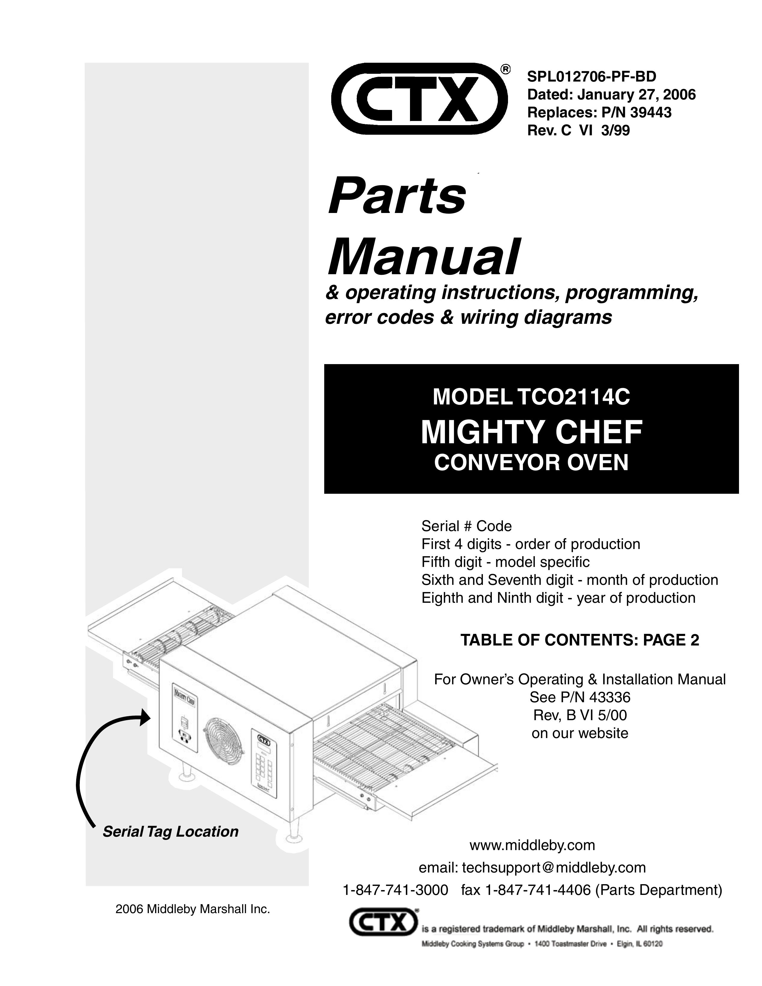 CTX TCO2114C Marine Battery User Manual