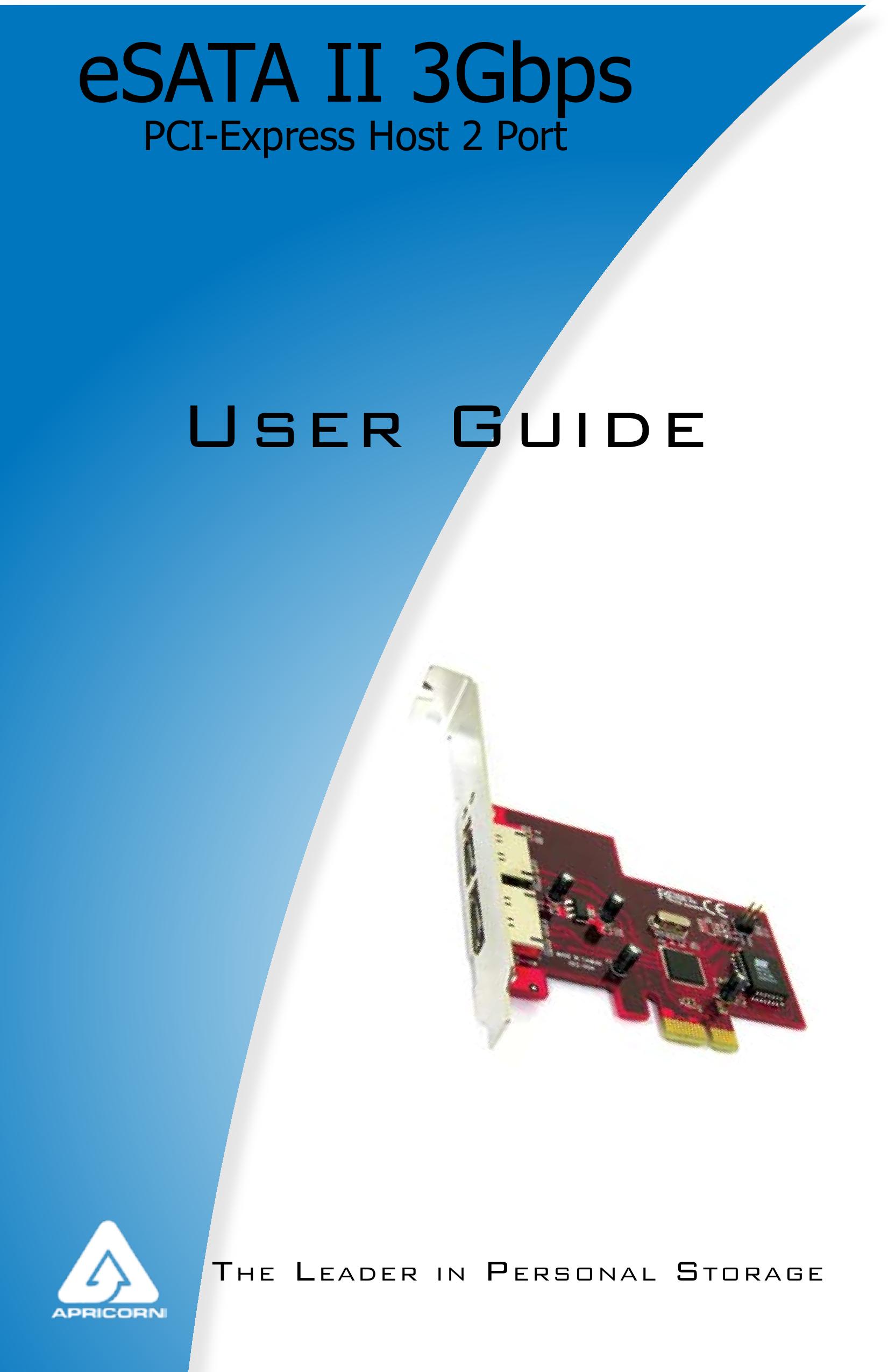 Apricorn eSATA II 3Gbps Marine GPS System User Manual