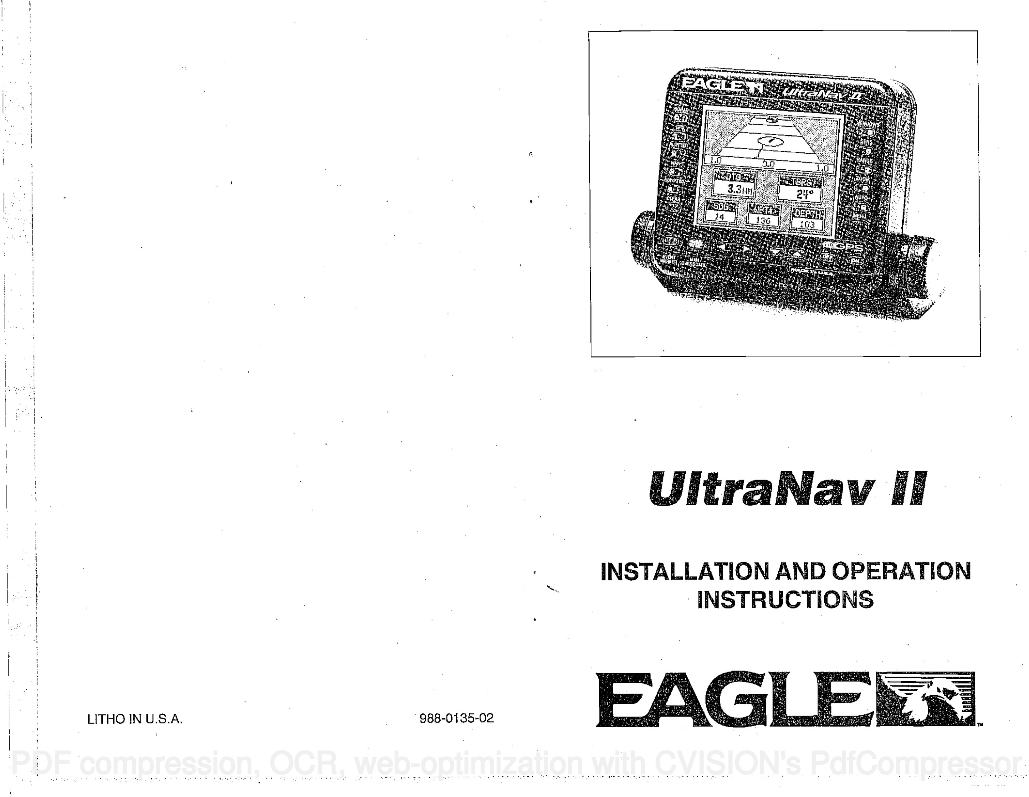 Eagle Electronics UltraNav II Marine GPS System User Manual