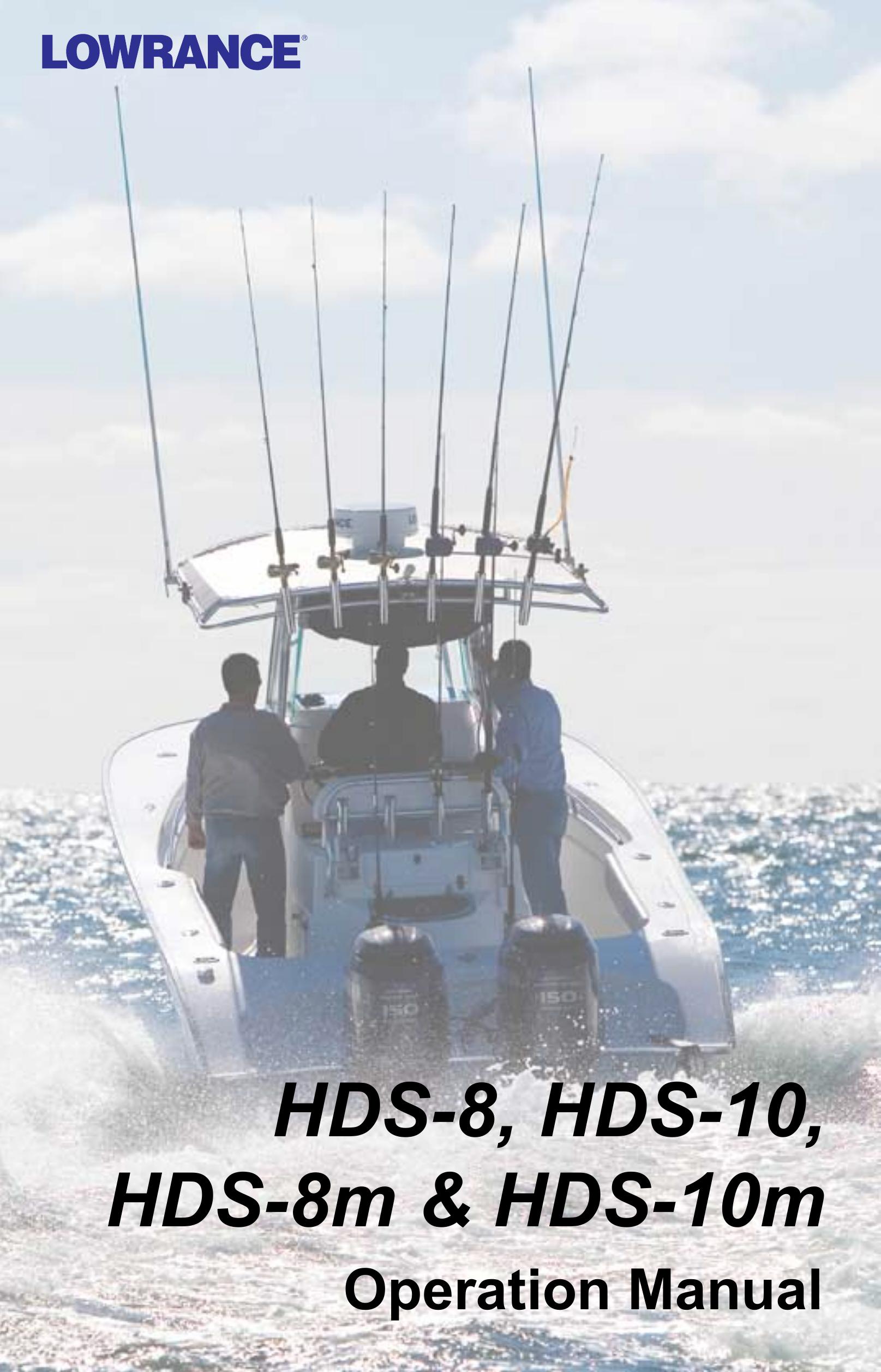 Lowrance electronic HDS-10M Marine GPS System User Manual