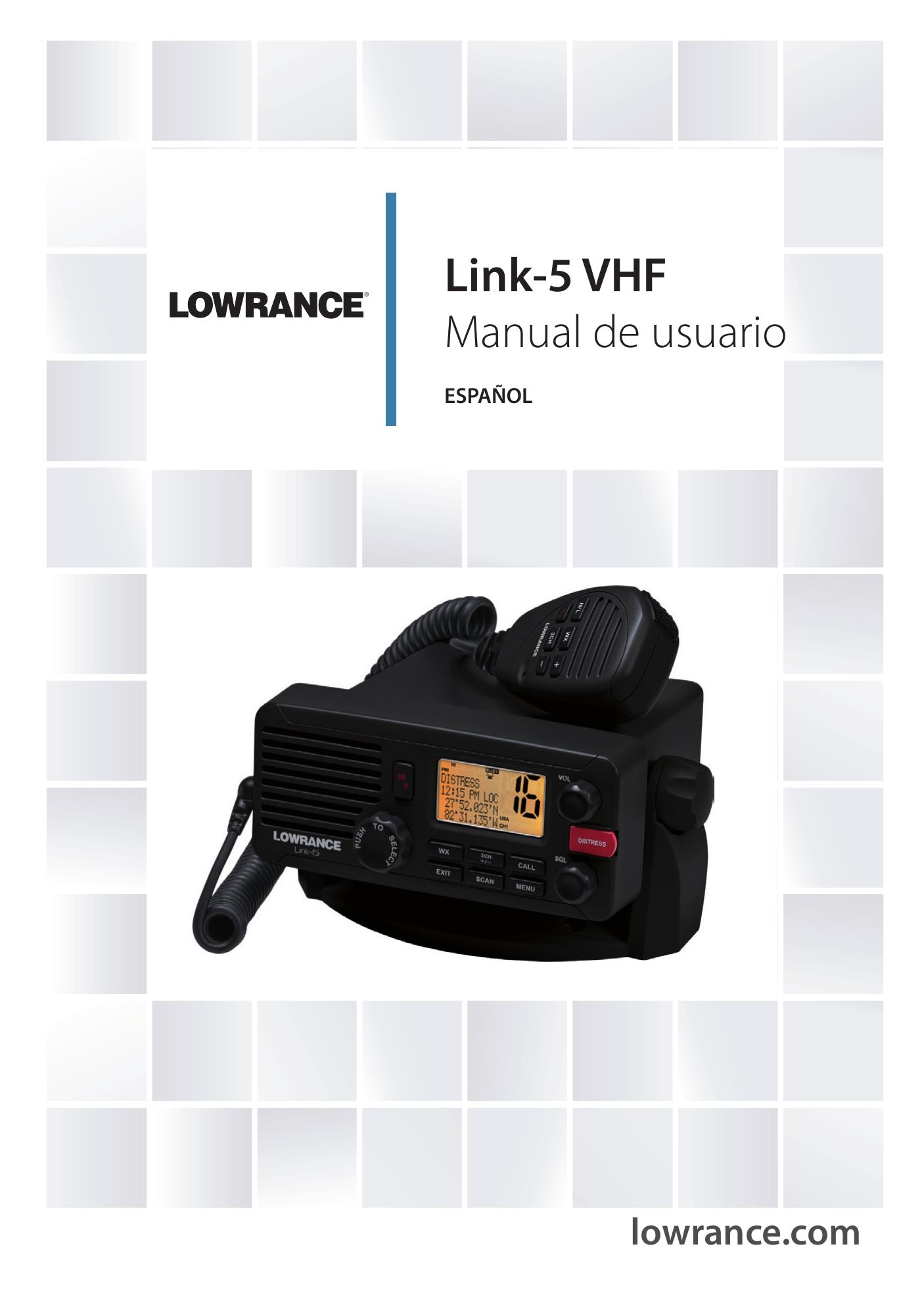 Lowrance electronic LINK-5 VHF Marine GPS System User Manual
