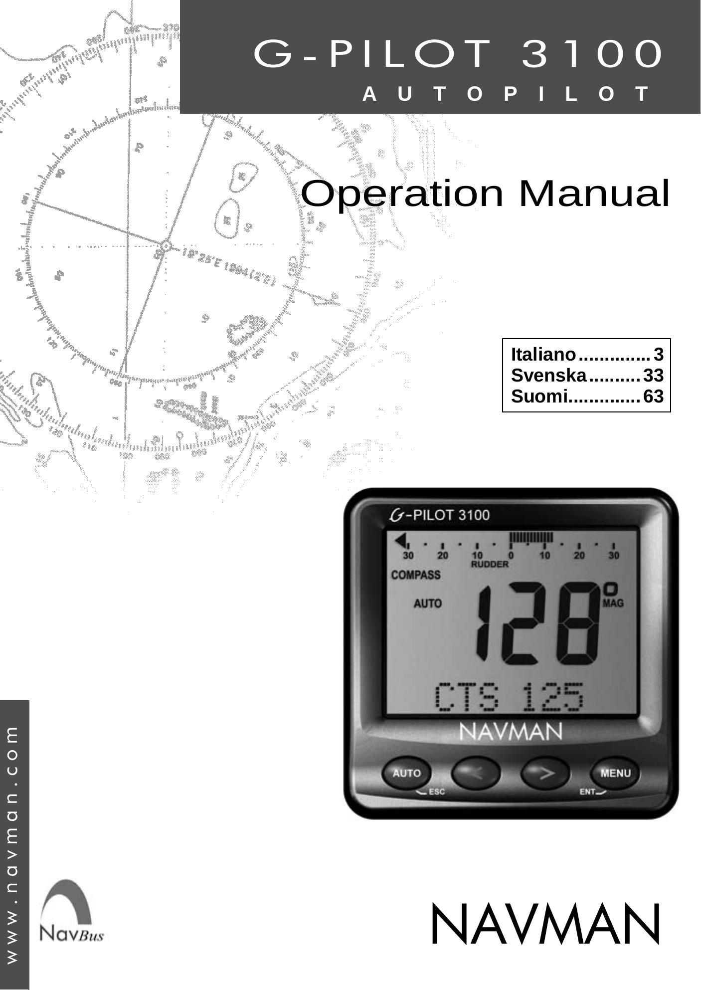 Navman 3100 Marine GPS System User Manual