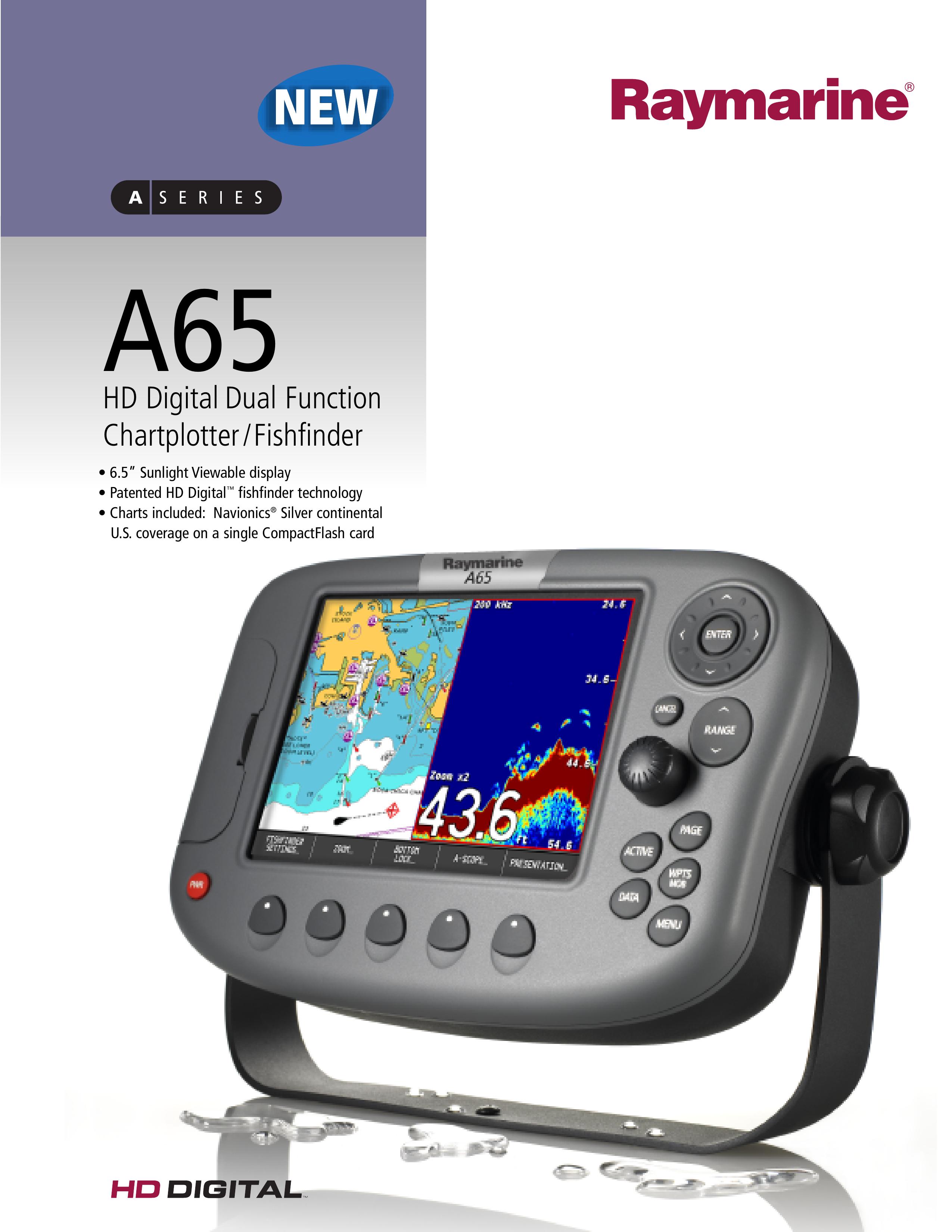 Raymarine A65HD Marine GPS System User Manual