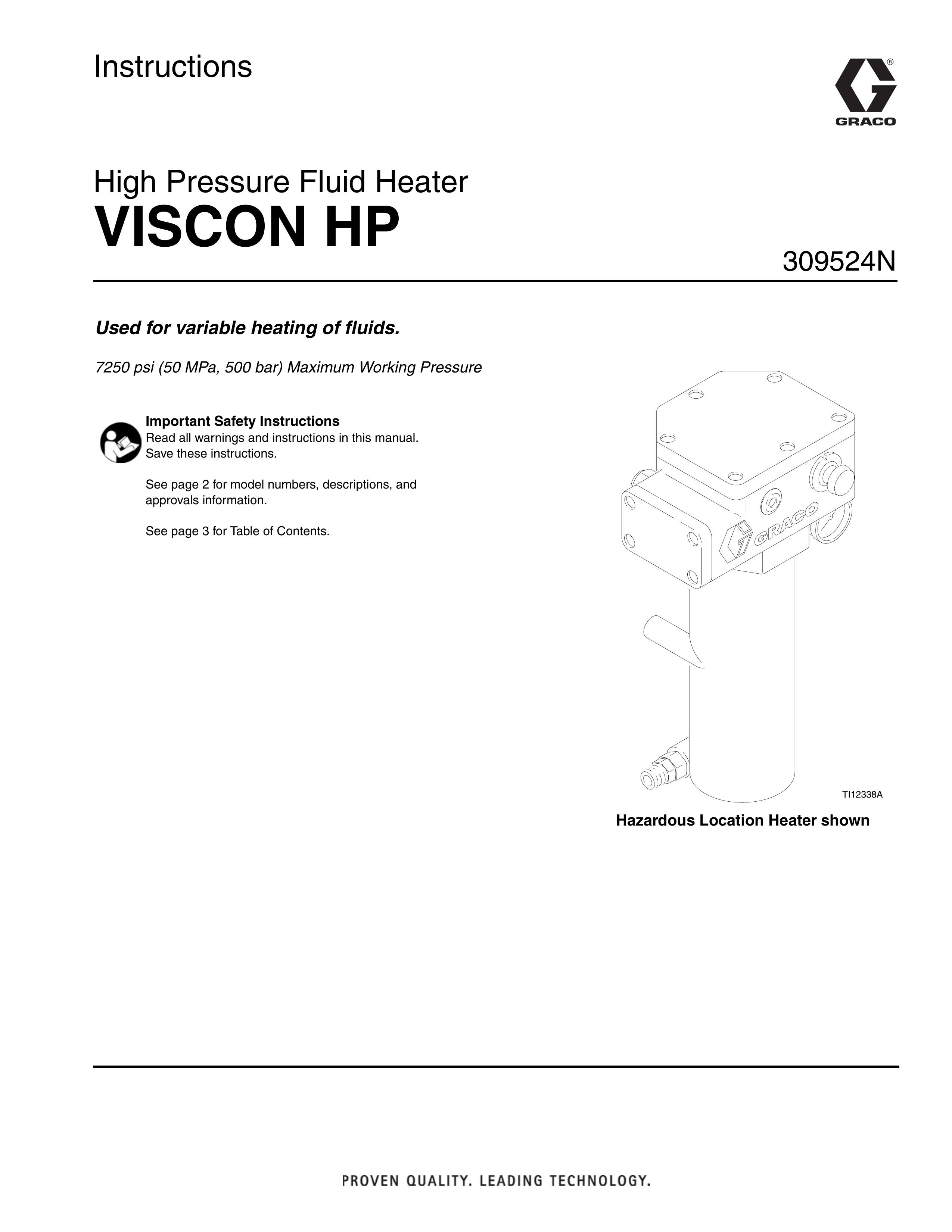 Graco 309524N Marine Heating System User Manual