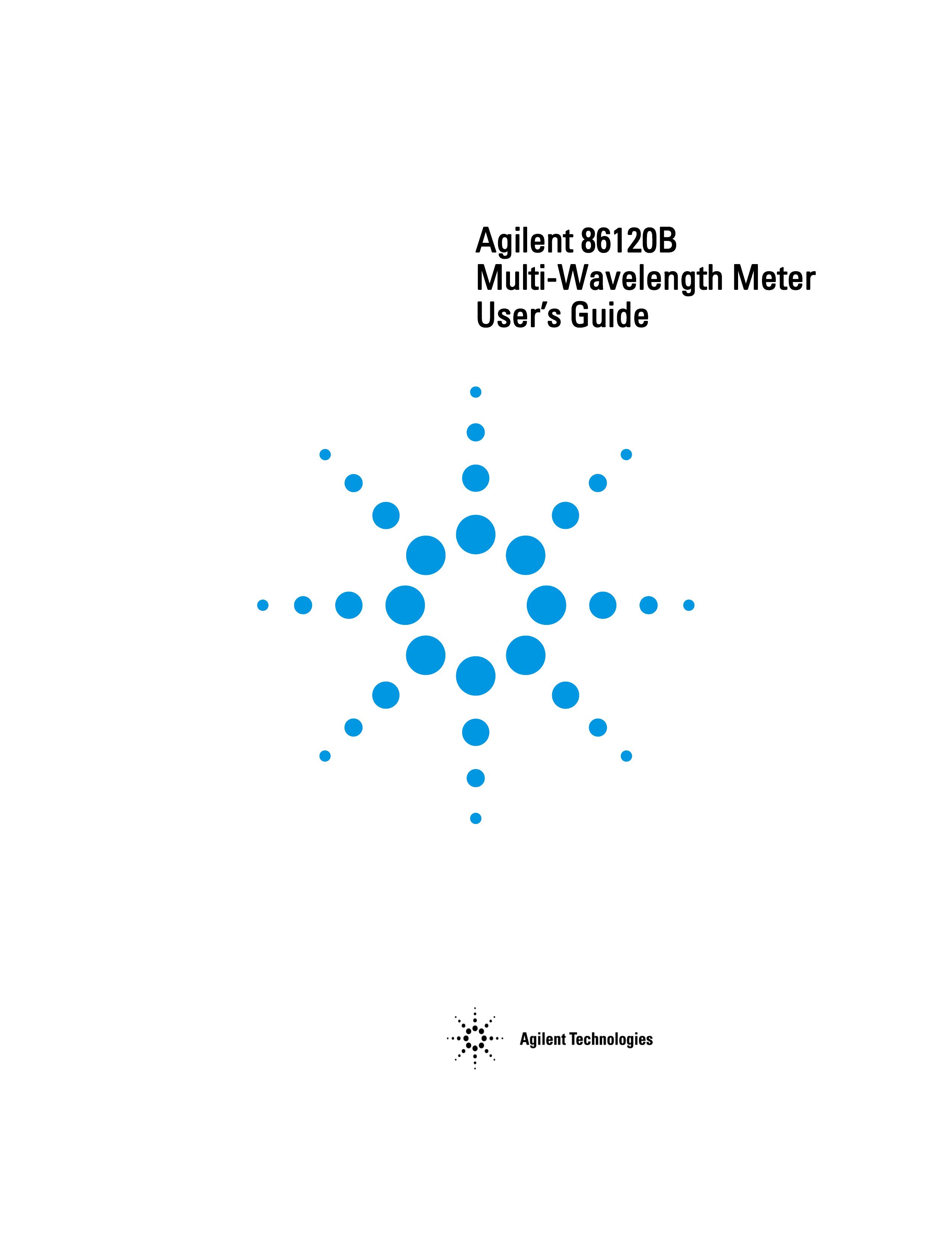 Agilent Technologies 86120B Marine Instruments User Manual