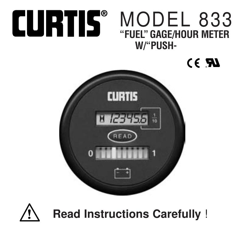 Curtis Computer 833 Marine Instruments User Manual