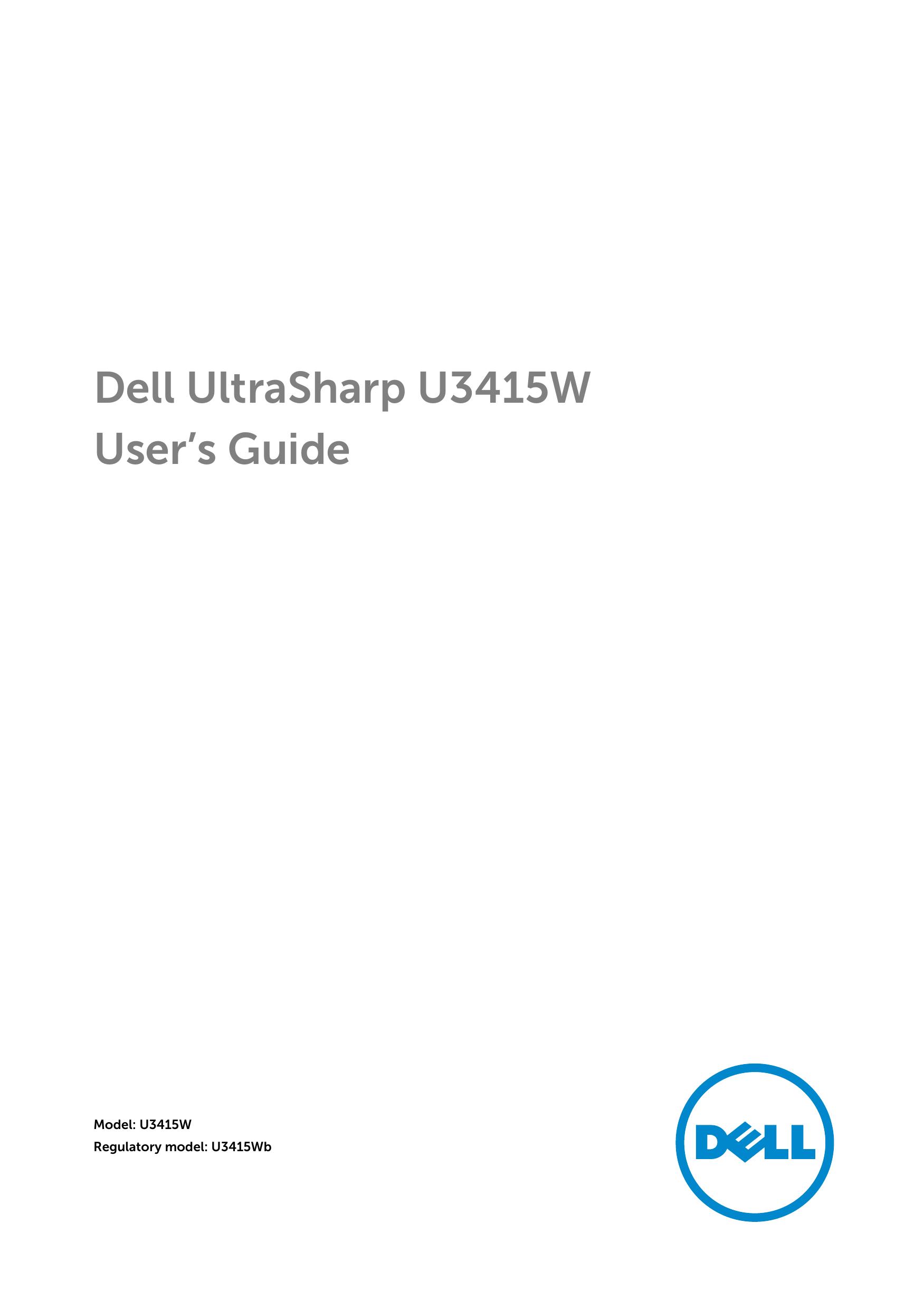 Dell U3415W Marine Instruments User Manual