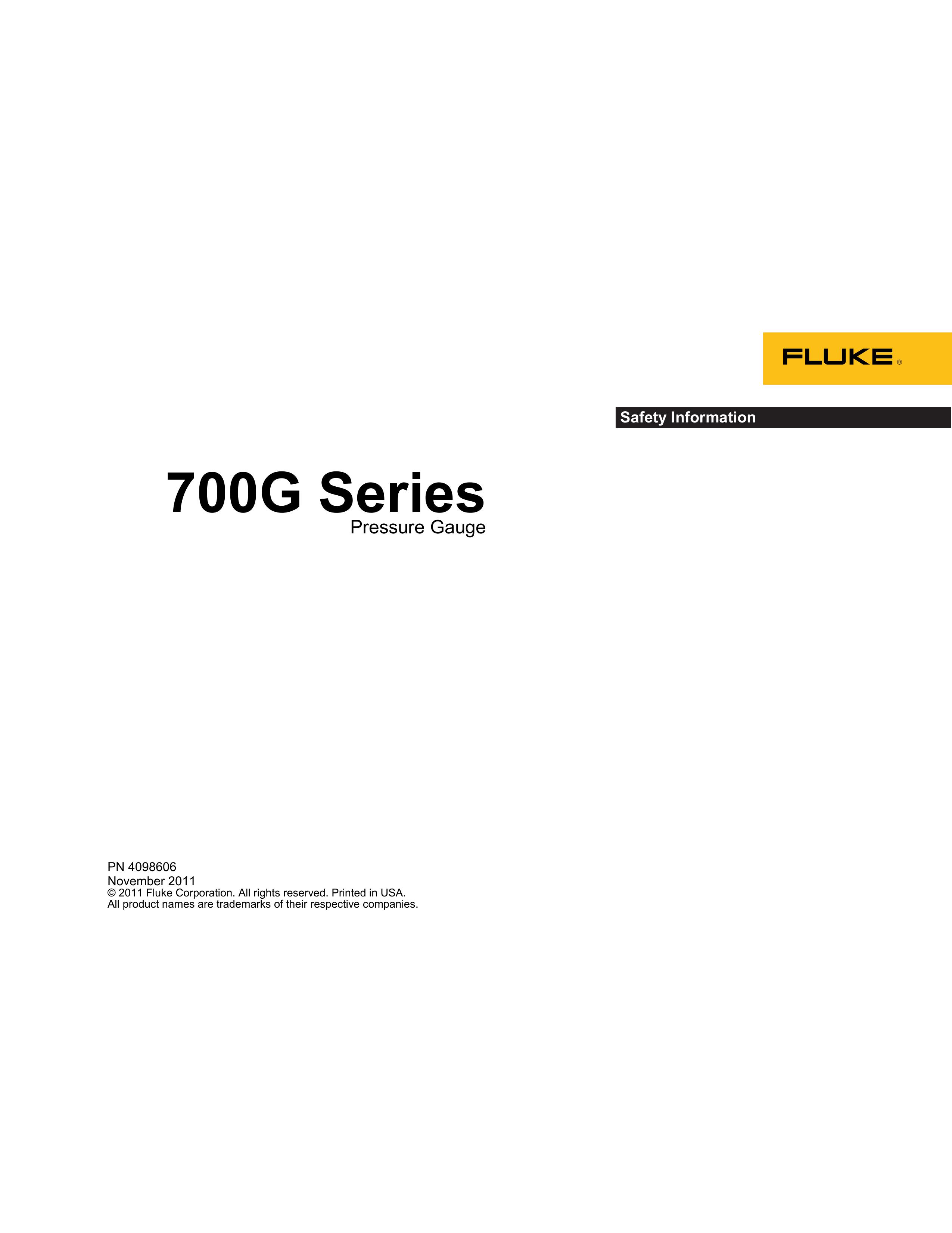 Fluke 700G Marine Instruments User Manual
