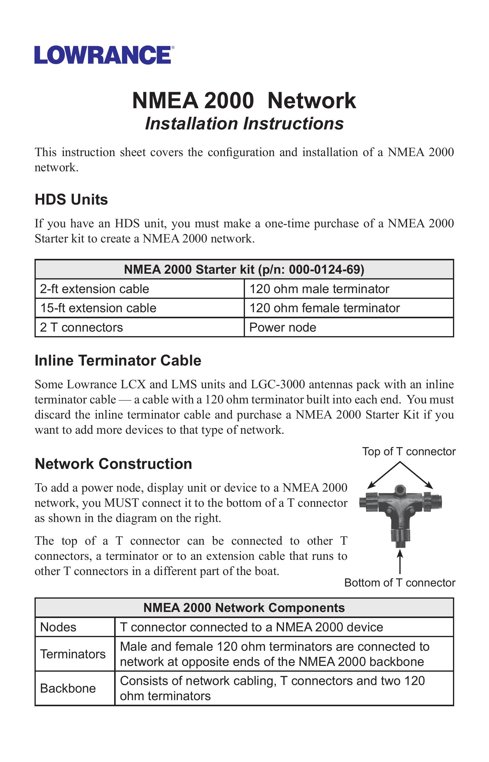 Lowrance electronic 000-0124-69 Marine Instruments User Manual