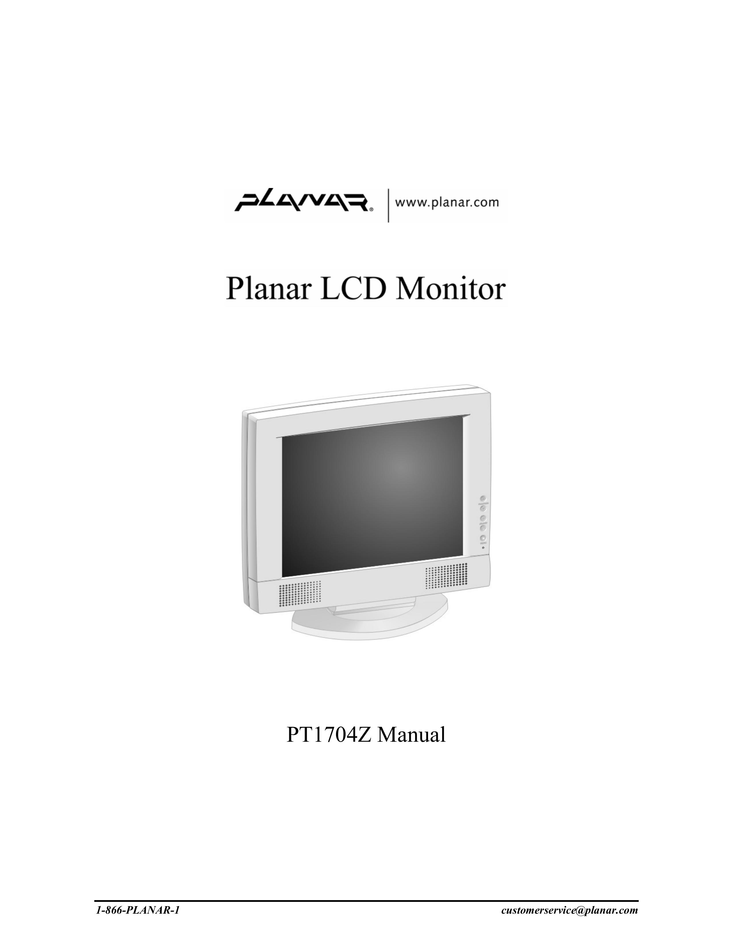 Planar PT1704Z Marine Instruments User Manual