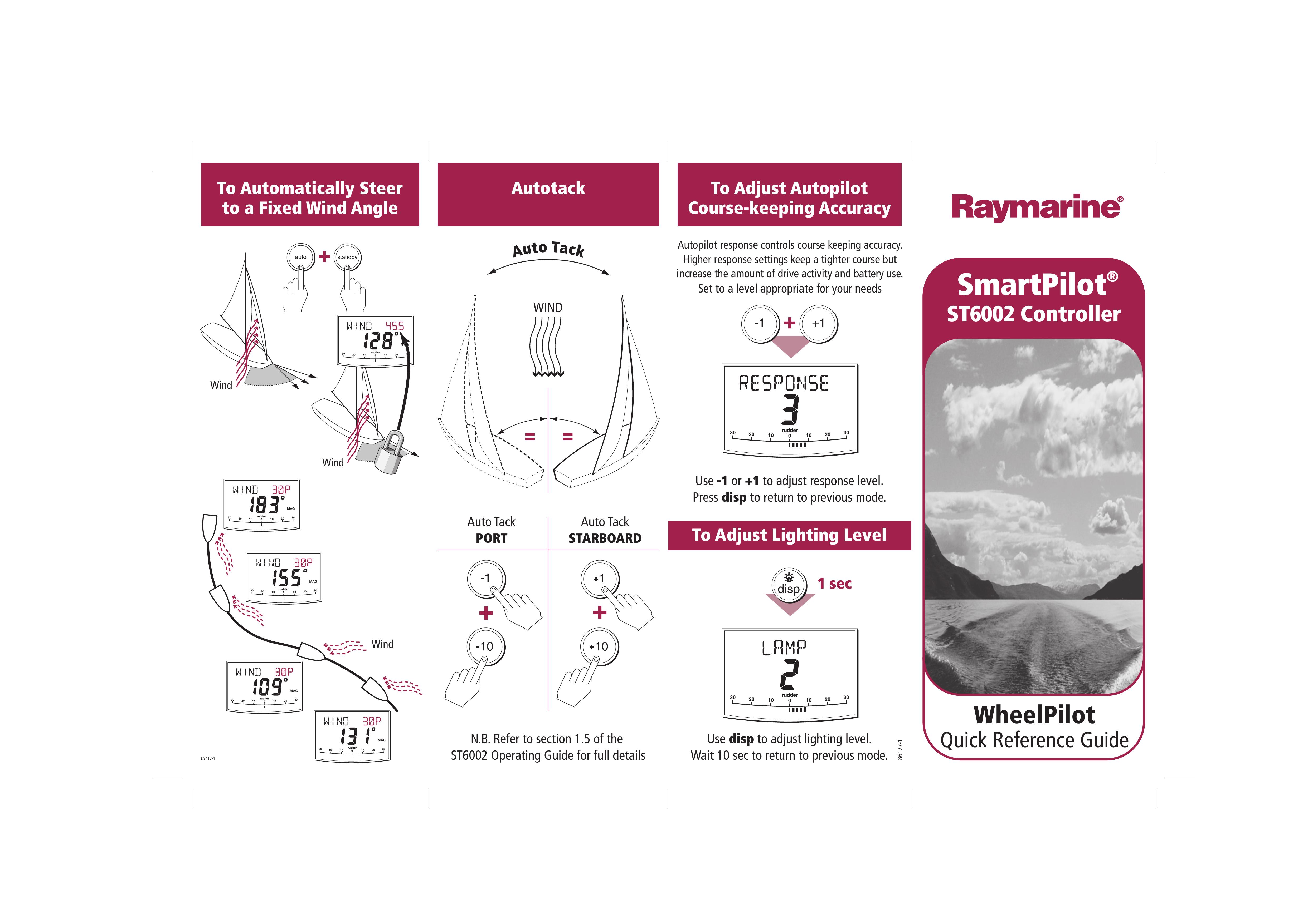 Raymarine ST6002 Marine Instruments User Manual
